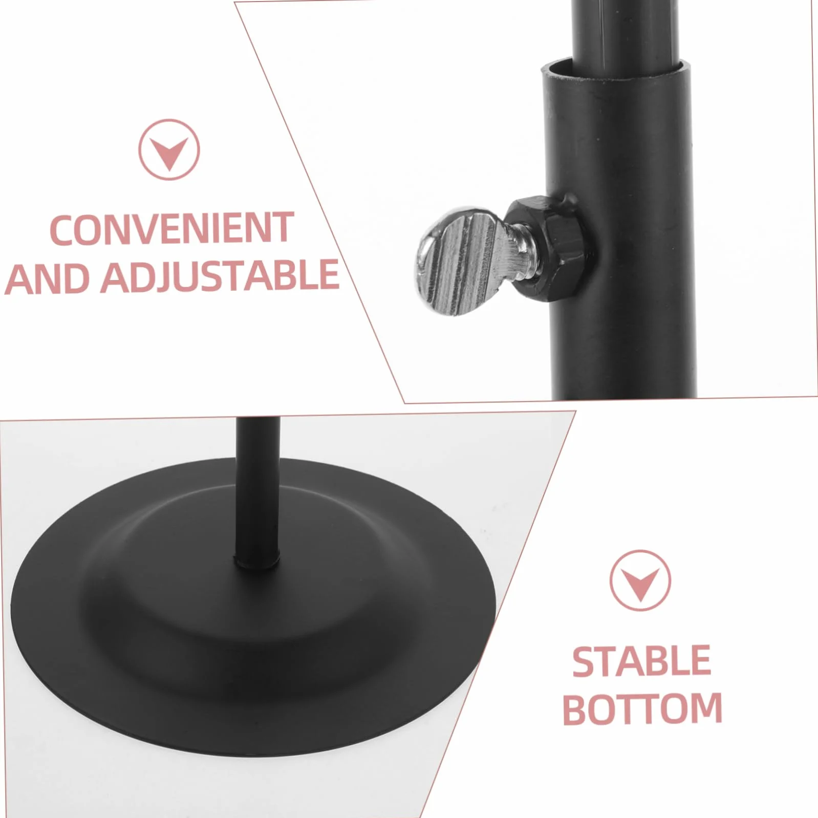 Expositor de Ropa Ajustable para Adultos con Base Resistente