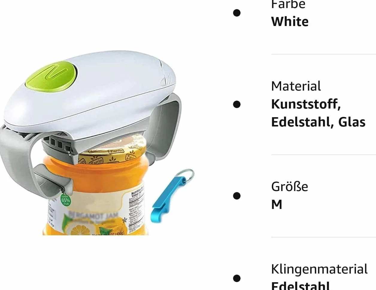 Abrelatas eléctrico automático de borde liso para restaurante