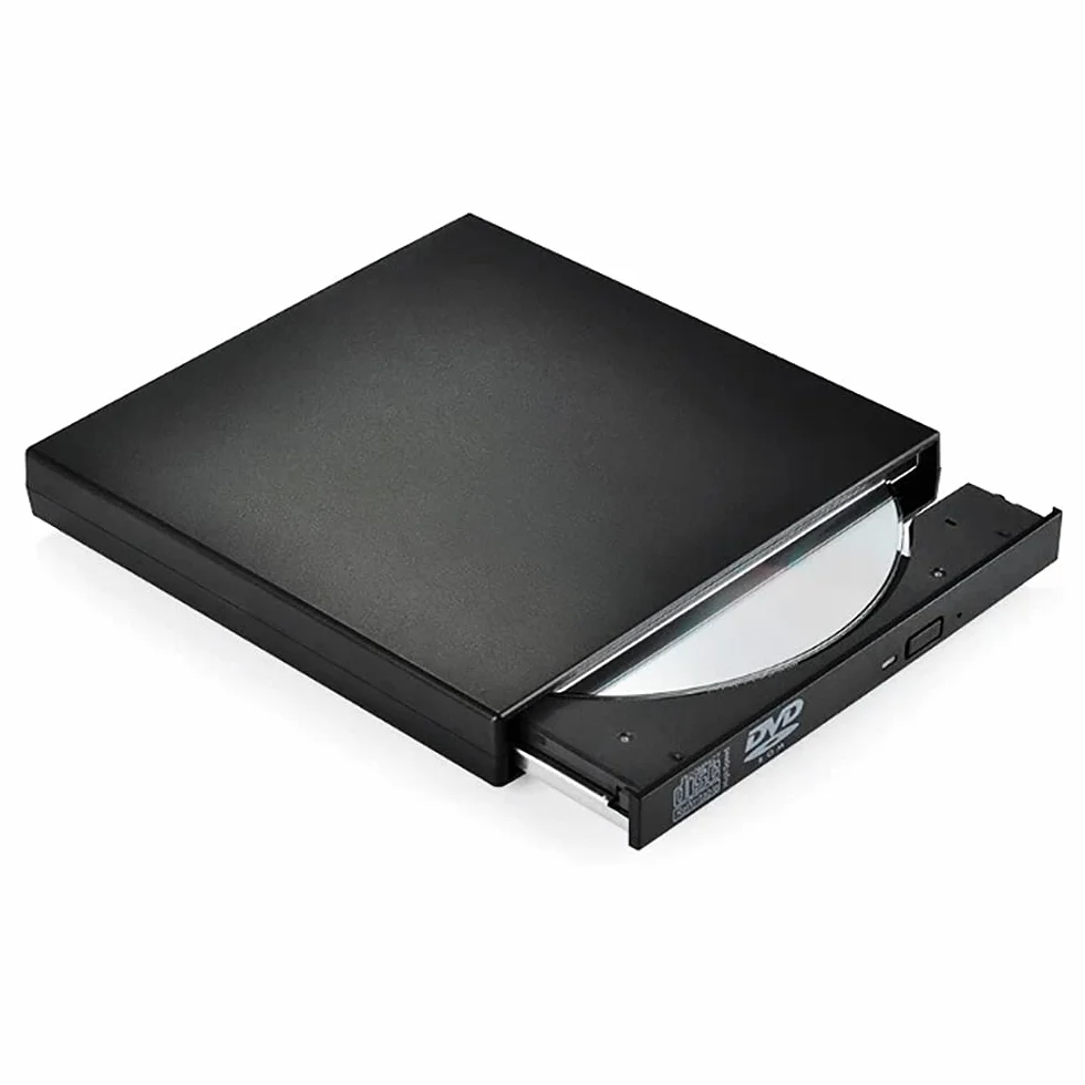 universal coche USB 2.0 portátil externo ultra lector de CD- reproductor de DVD soporte de disco de coche para ordenador portátil PC de escritorio