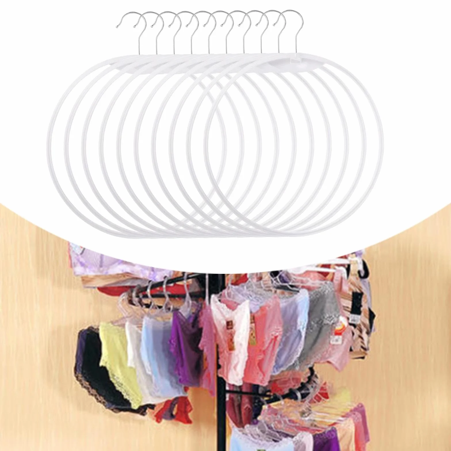 10pcs Perchas de Ropa Interior para Bikini Mujeres