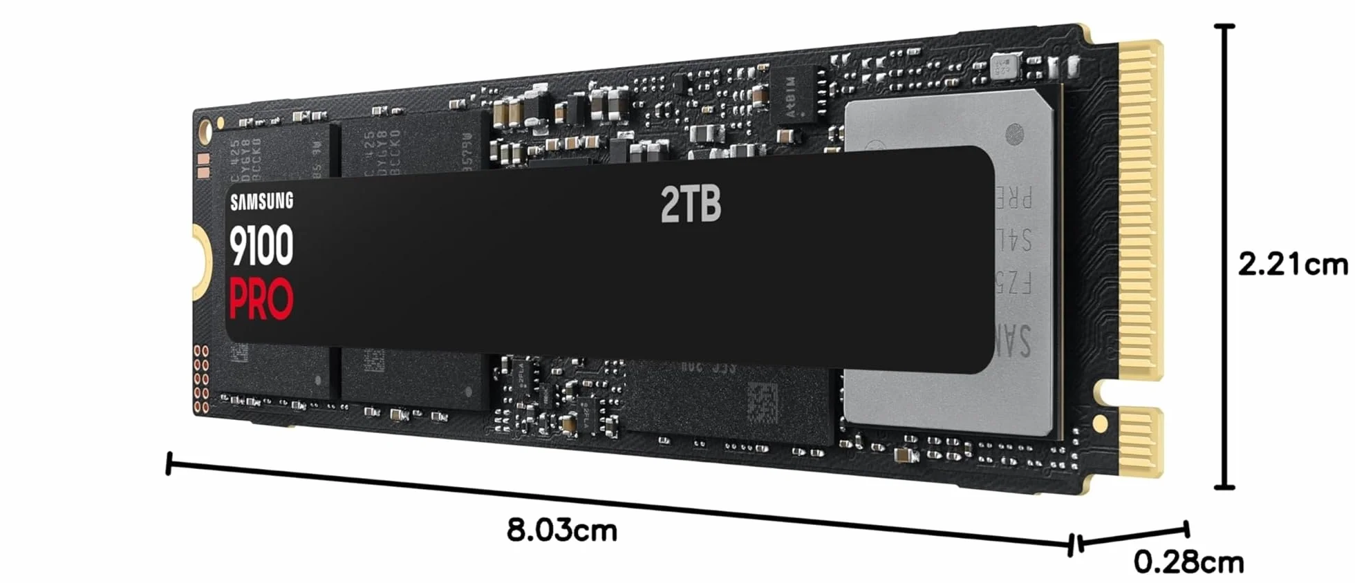 Samsung Memoria MZ- VAP2T0BW 9100 PRO SSD Interna 2TB, PCIe 5.0 x4, NVMe 2.0, Memoria Diseñada para Profesionales y Jugadores, Compatible con PC, Móvil y Consola de Juegos