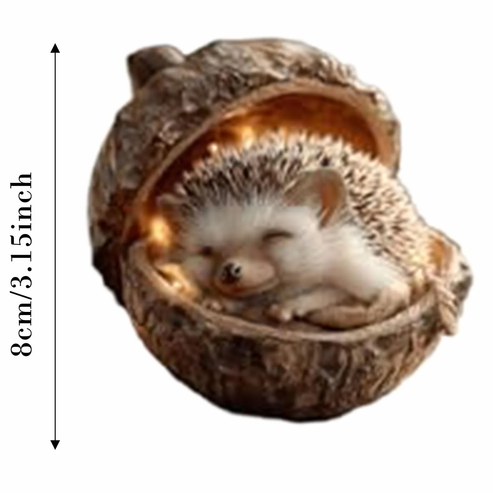 Adornos de bellota forma animales bosque acrílico 3D plano decoración árbol Navidad 2026