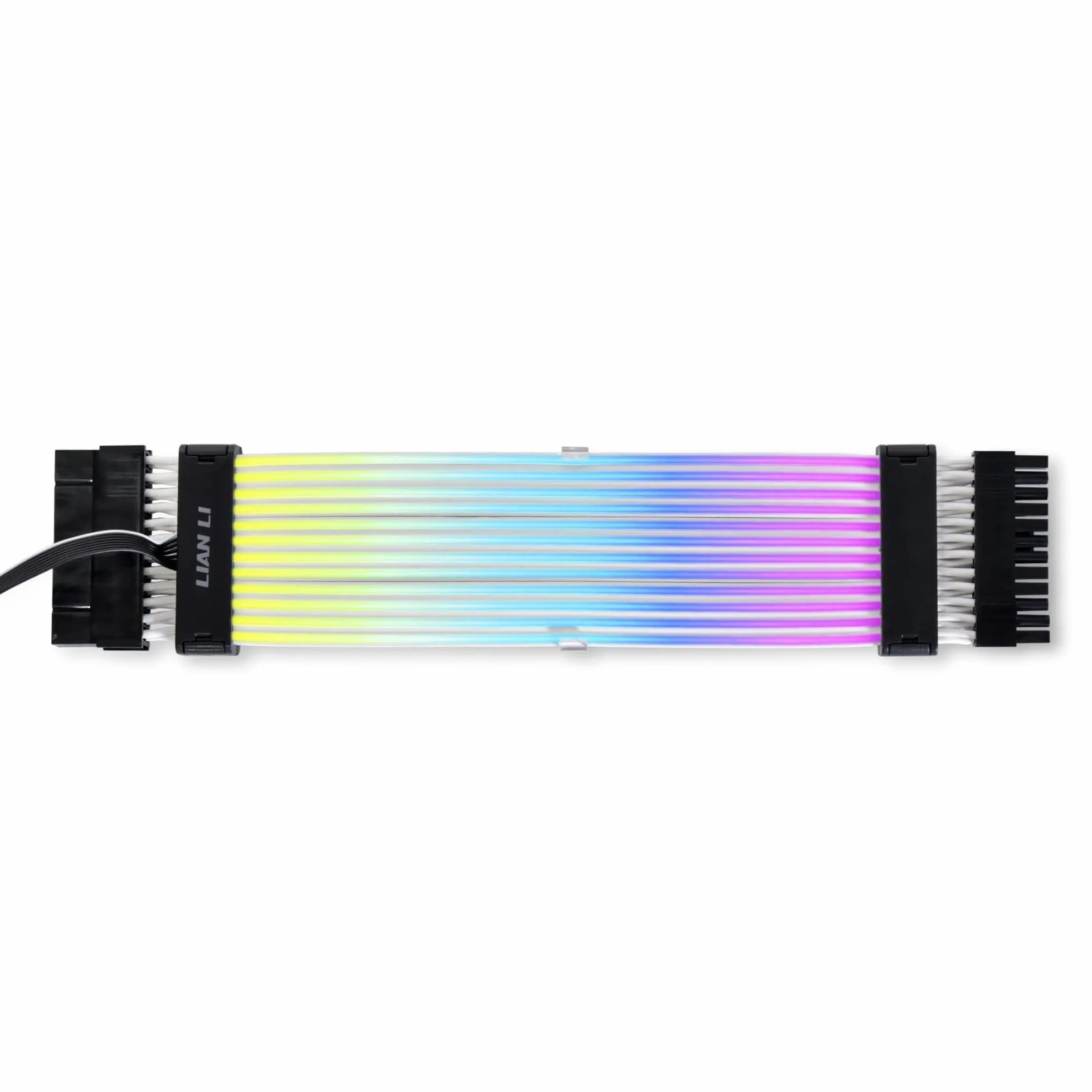 Lian-Li Strimer Plus V2 24-Pin RGB Mainboardkabel, para Ordenador personal (PW24-PV2 Black)