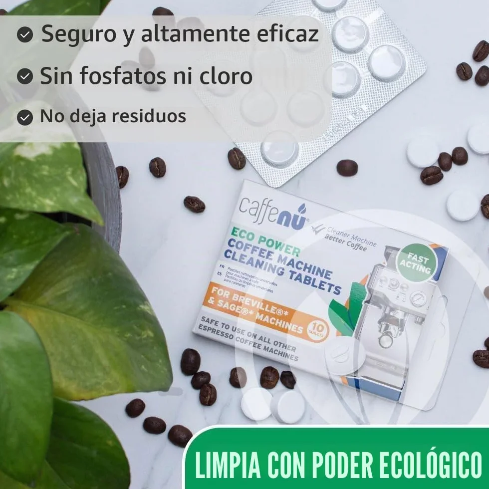 Breville Pastillas de limpieza compatibles para máquina de café espresso 1.4g