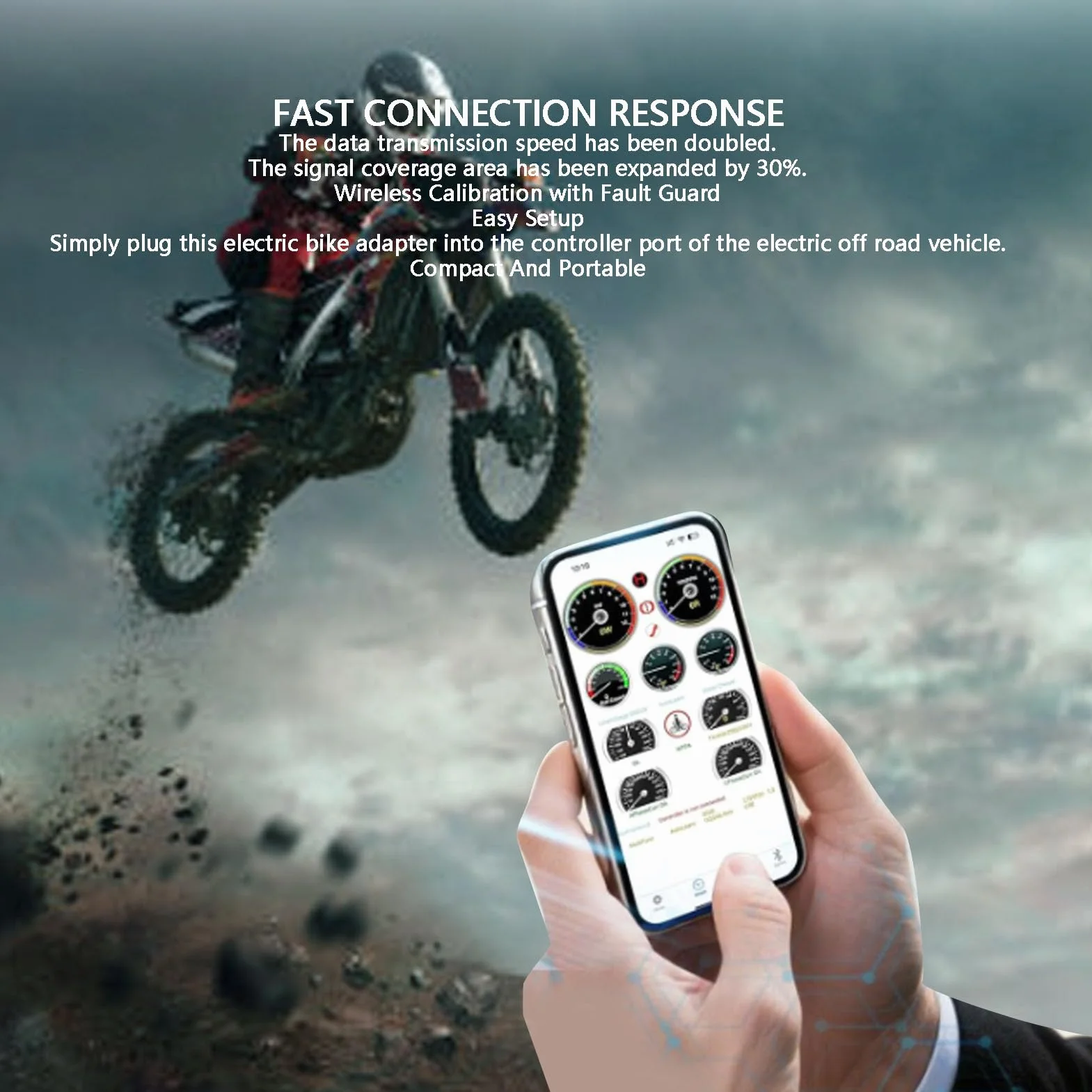 Denash Fardriver Bluetooth Dongle, Alertas de Fallas y Ajuste de Fallas en Tiempo Real Inalámbrico de Programador ESC para Controladores de Bicicleta Electrónica