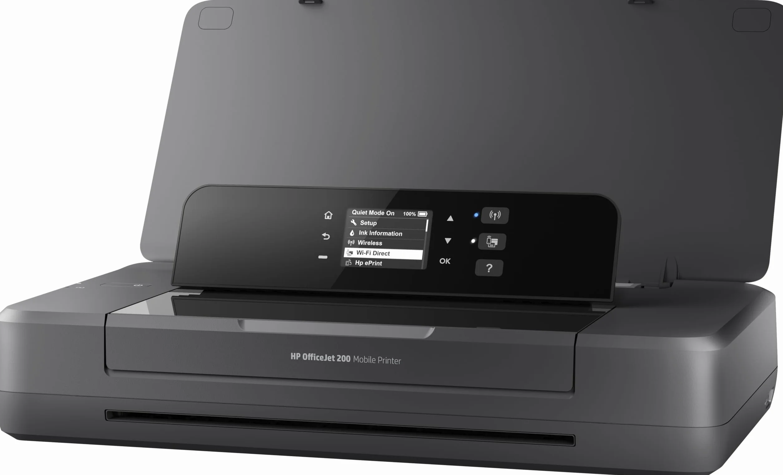 HP OfficeJet 200 Mobile - Impresora Portátil Tinta, USB 2.0, Wi-Fi Direct, Smart App, Negro