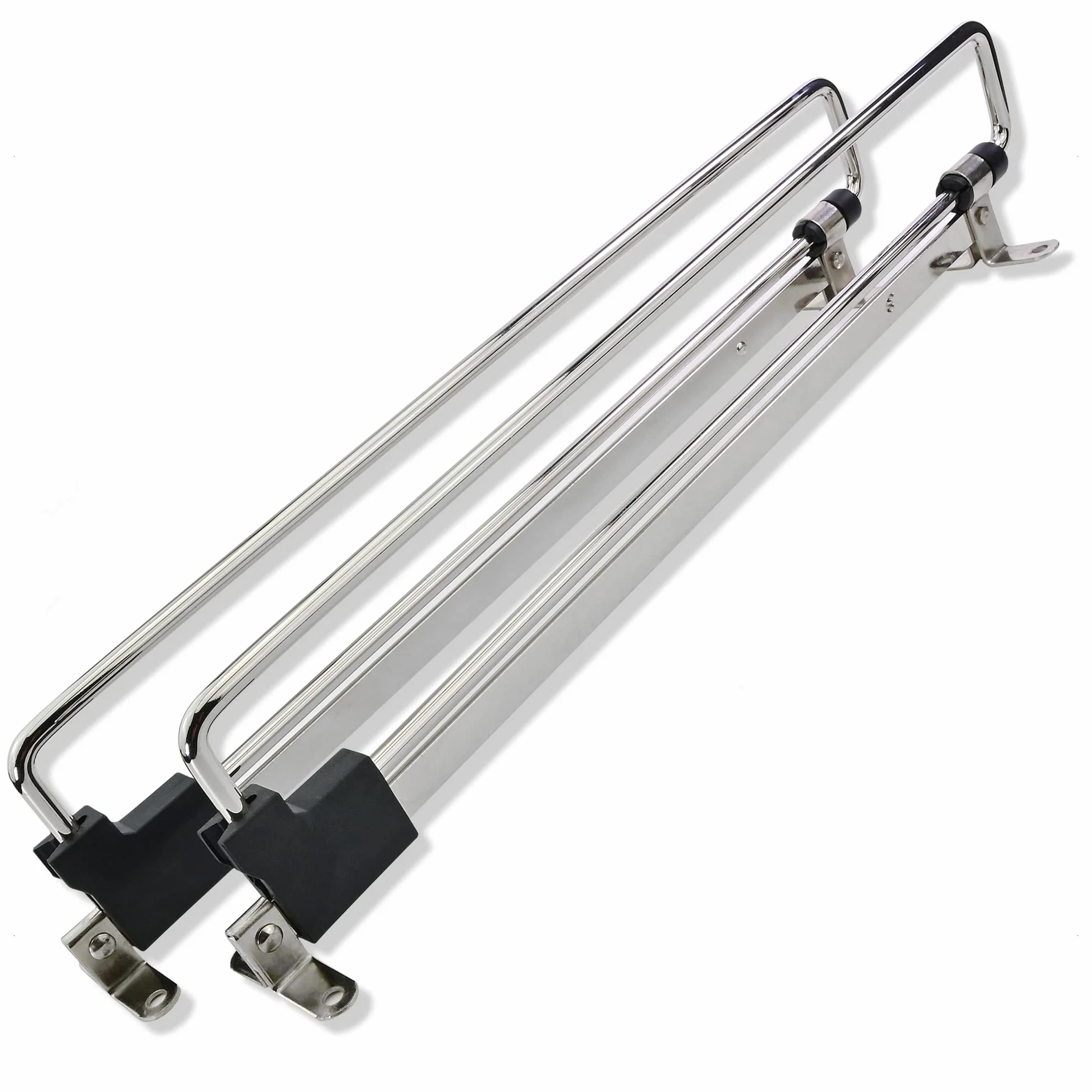 Mprofi MT® 2 Piezas | Percheros Extraibles 400mm | Barra Armario Extensible | Perchas Ropa | para Armarios Dormitorio, Organizador Armario Ropero, Barra Colgar Ropa, Colgador Ropa | Acero