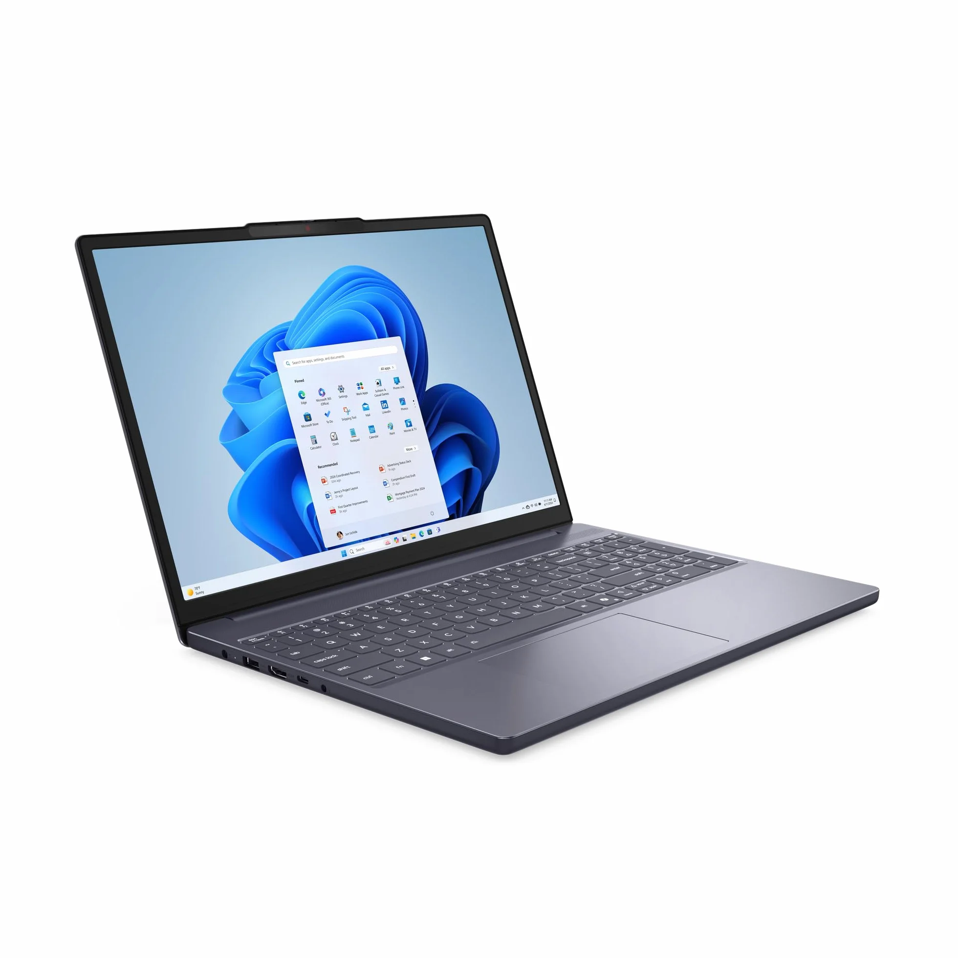 Lenovo IdeaPad Slim 3 Gen 10 – Ordenador Portátil 15.3" WUXGA (Intel Core i7-13620H, 16 GB RAM, 1TB SSD, Gráficos Intel UHD, Wi-Fi 6, Windows 11 Home) Teclado QWERTY Español - Gris Luna