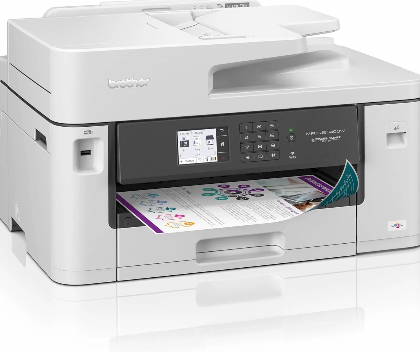 Brother MFC-J5340DWE Equipo Multifunción Profesional de Tinta A4 con Impresión hasta A3