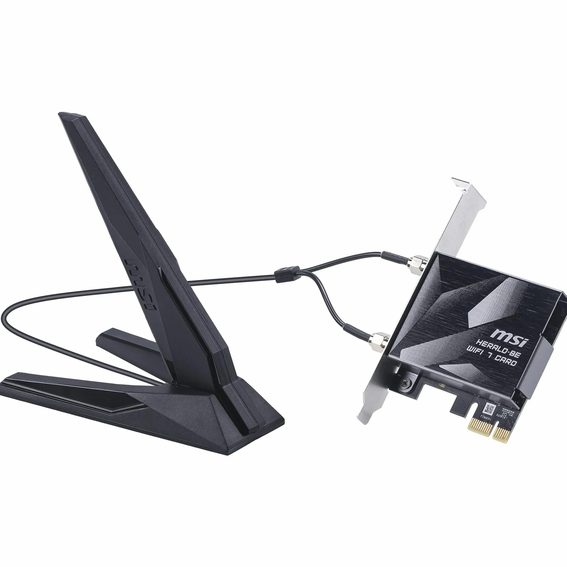 MSI Herald BE9400 - Tarjeta PCIe WiFi 7 tribanda, para Ordenador de sobremesa, Bluetooth 5.4, 6 GHz, MLO, 320 MHz, 5.8 GB/s