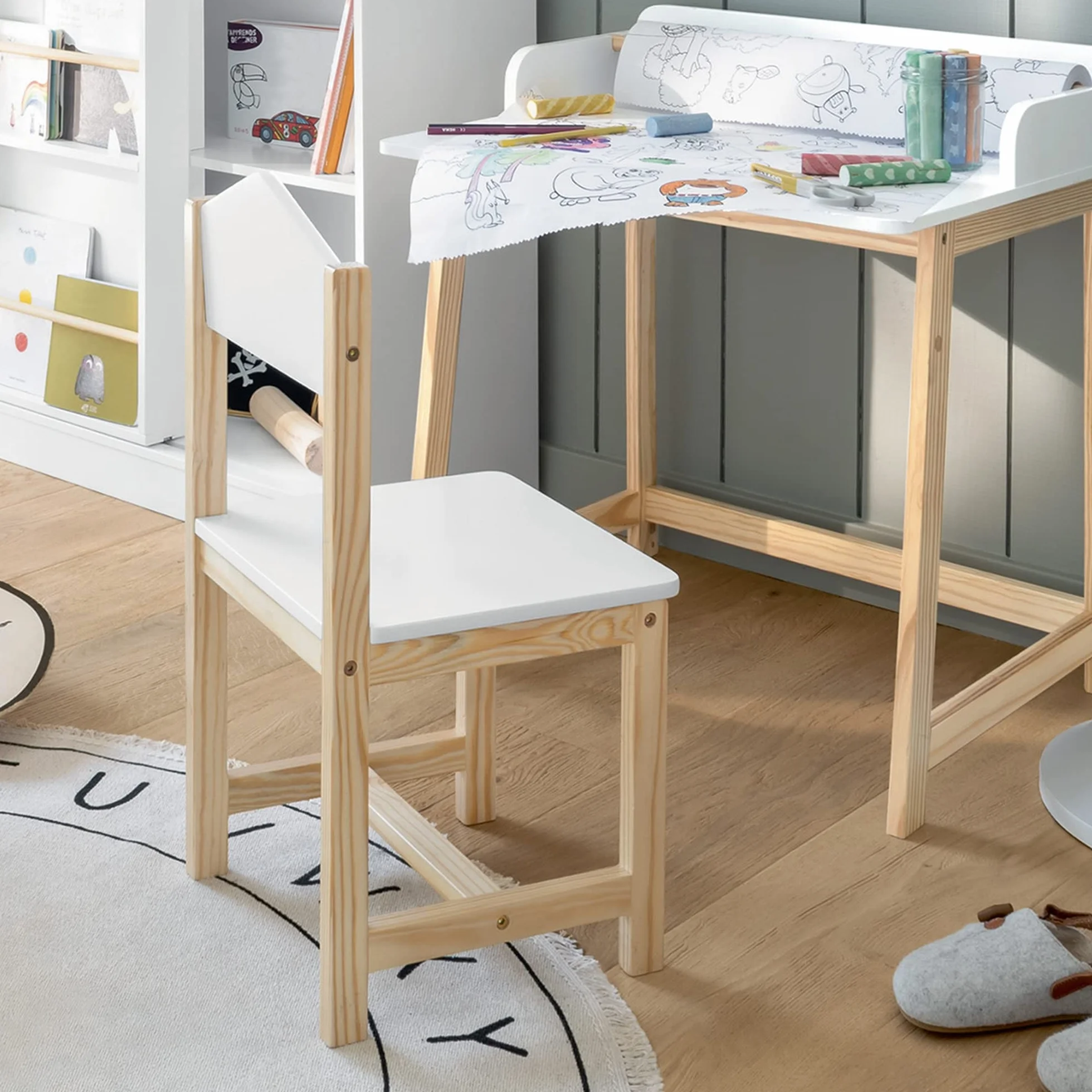 Atmosphera Silla Infantil Maison Blanco