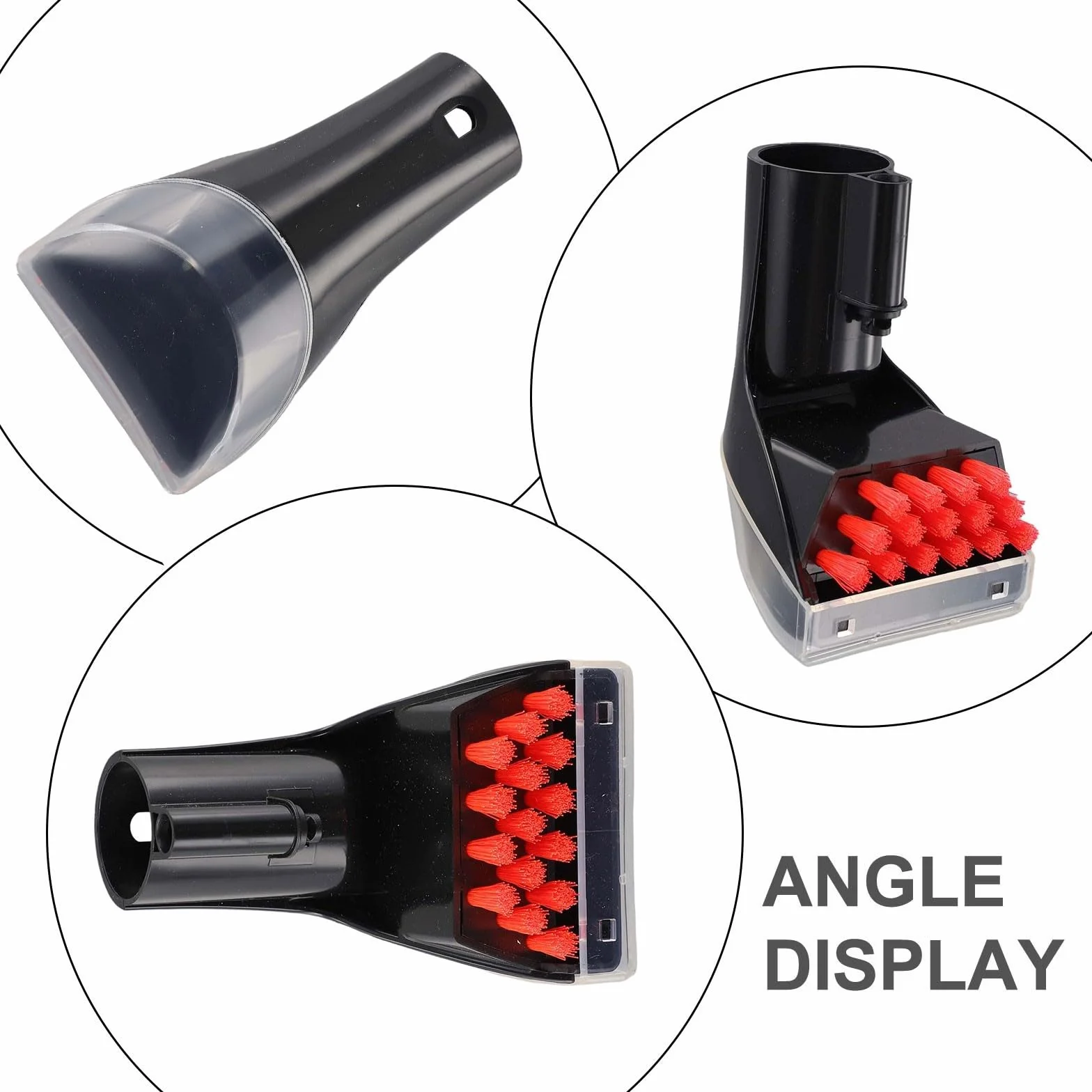 Bissell cepillo de tapicería de 3 pulgadas para serie 1425, accesorio limpiador de alfombras ProHeat (negro)