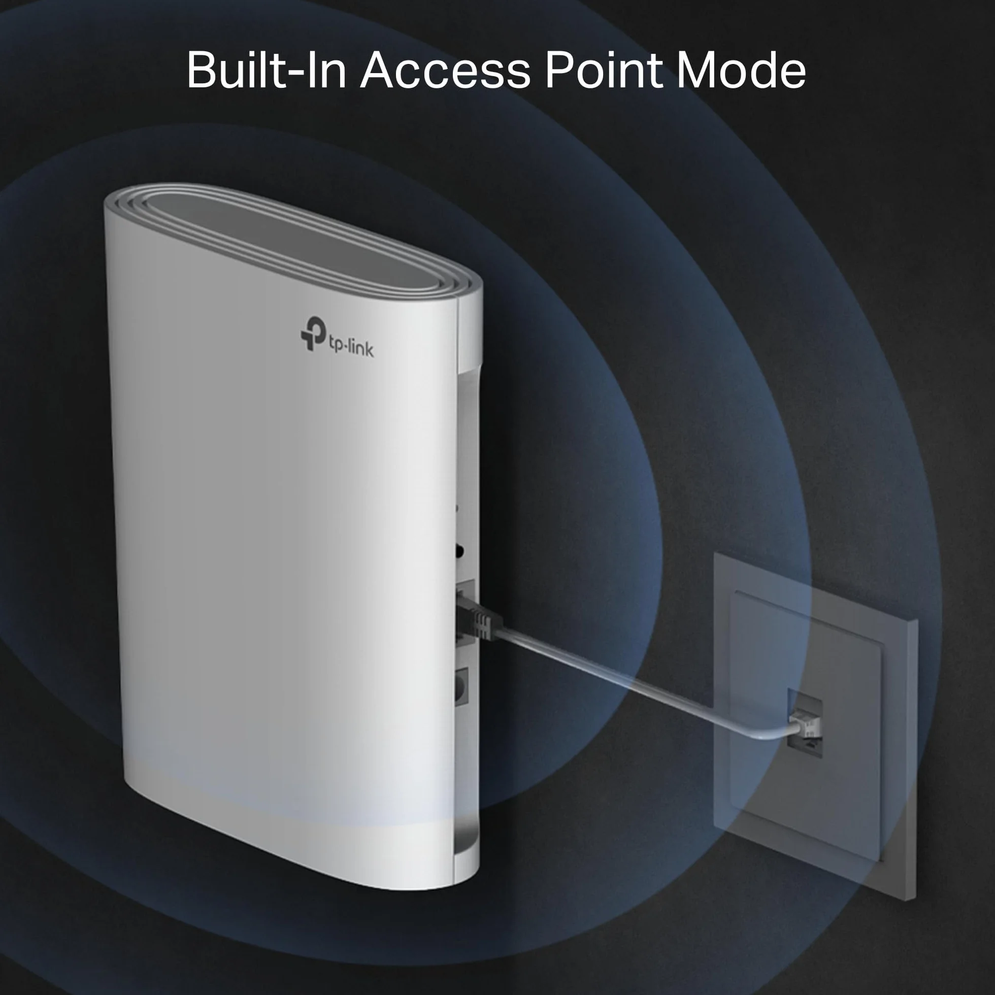 TP-Link RE500XD – Repetidor WiFi 6 de Doble Banda, Rendimiento AX1500 Puerto Gigabit 1000 Mbps, Compatibilidad Universal/EasyMesh, Diseño Vertical