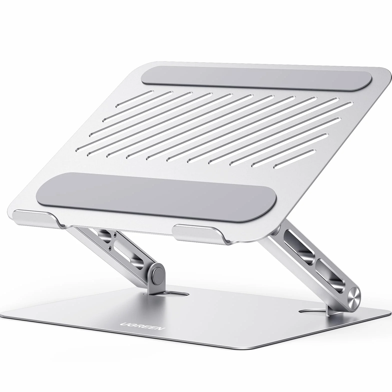 UGREEN Soporte Plegable y Ajustable para Computadora Portátil, Elevador Laptop Stand Ergonómico con Refrigeración Ventilada de 10 a 17 Pulgadas Compatible con MacBook Air Pro HP DELL Acer