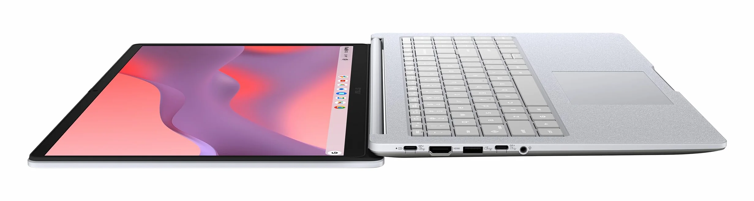 ASUS Chromebook CX1505CTA - 15.6" Full HD Laptop (Intel N50, 4GB RAM, 128GB eMMC, ChromeOS) QWERTY Case and Mouse Included +3 Months Google AI Pro with Gemini Pro and 5TB Storage