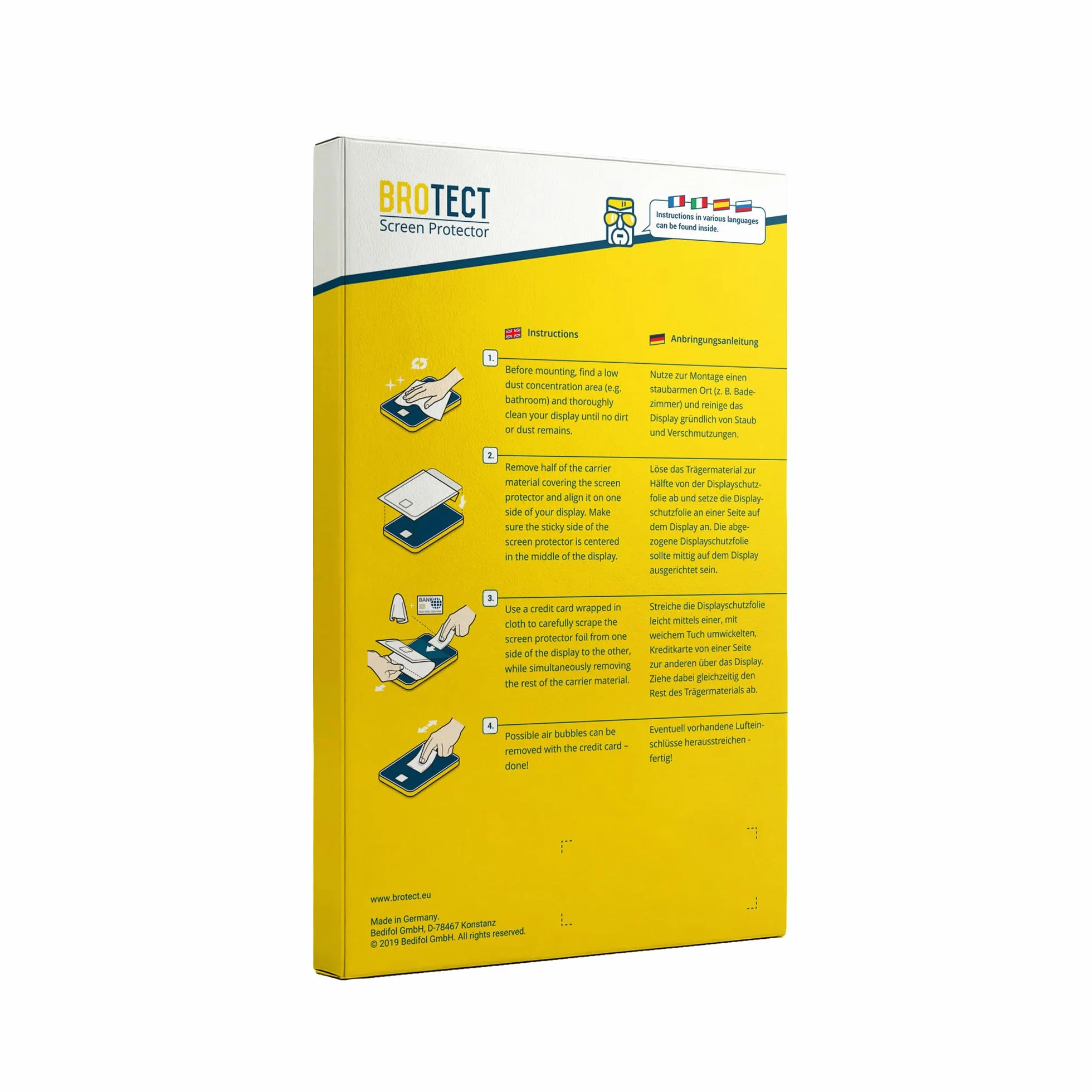 BROTECT Protector Pantalla Anti-Reflejos para HP OmniBook 5 Flip 14 14-fp0153ng Película Mate Anti-Huellas