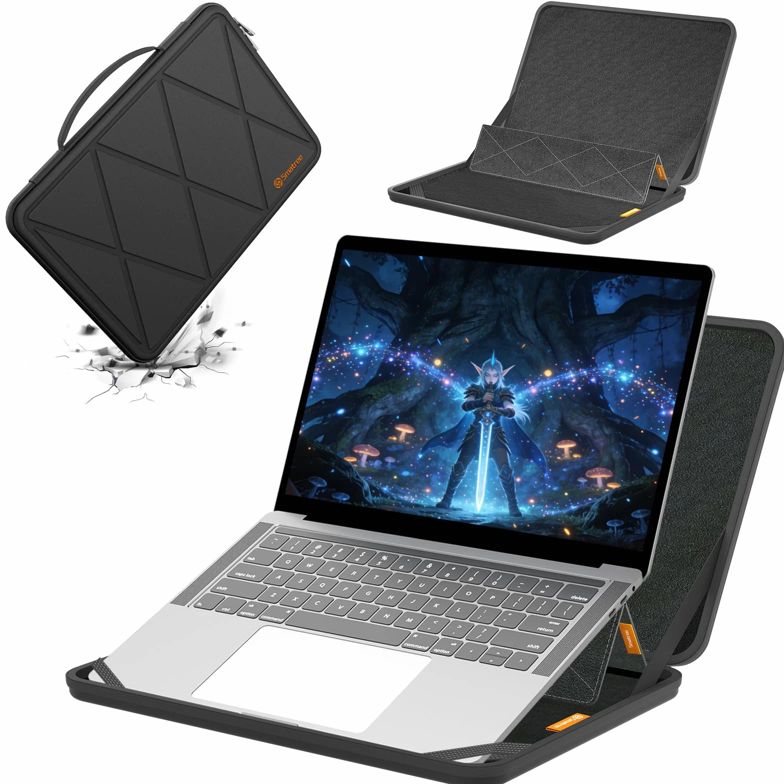 Smatree MS133 Protección rígida 18 Pulgadas Funda para portátil Compatible con Lenovo Legion 9i Gen 10, para ASUS ROG Strix Scar 18/Strix G18, MSI Titan 18 HX, Acer Predator Helios 18/18P AI/Neo 18