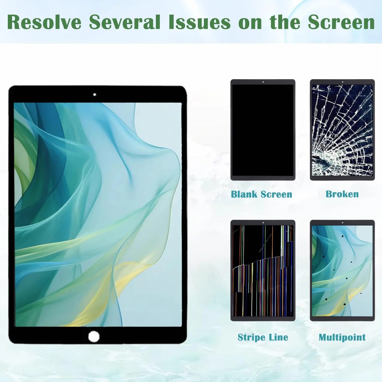 H&LYCYJ Pantalla LCD para iPad Air 3 (2019) A2153 A2123 A2154 A2152 LCD pantalla de repuesto con kit