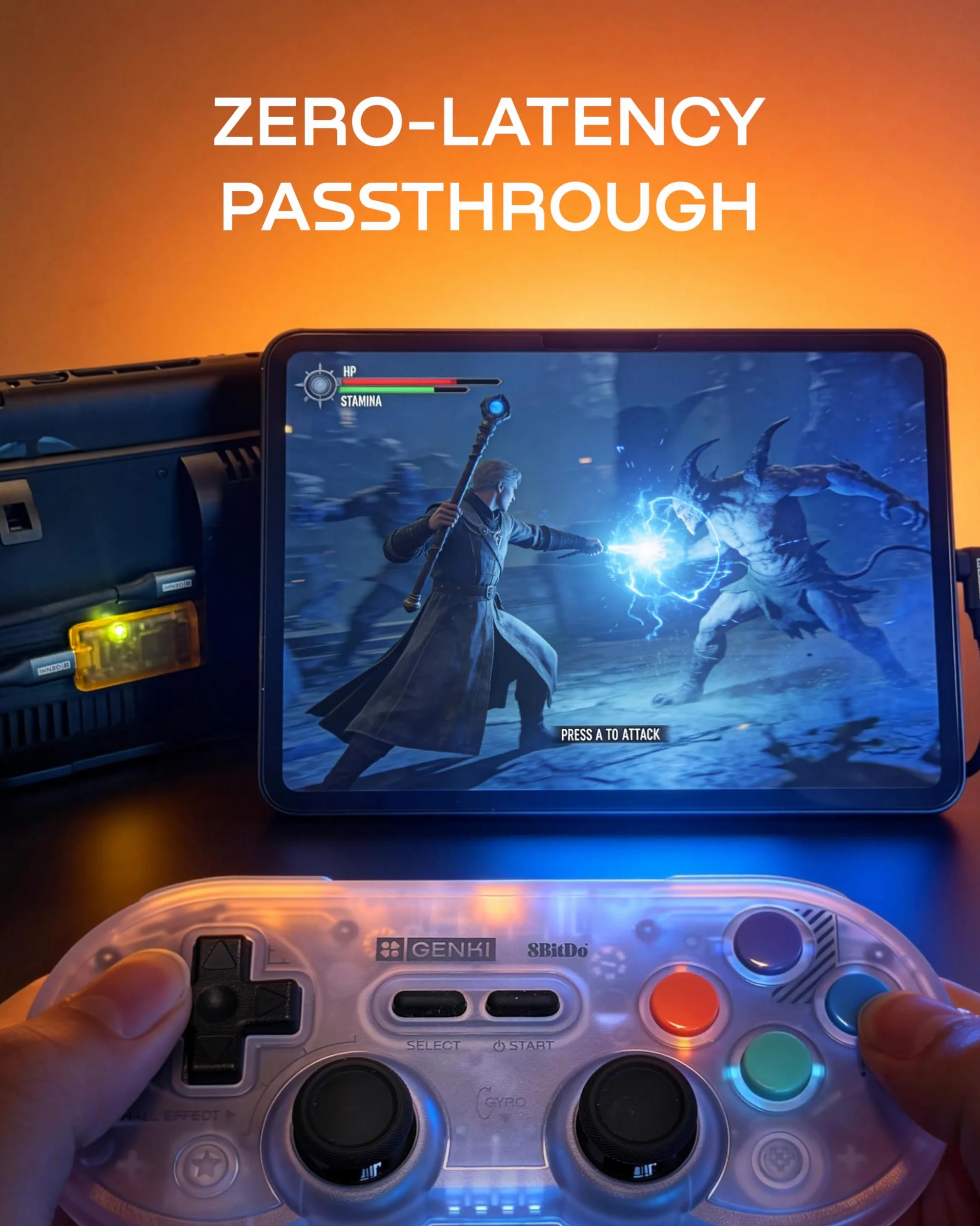 GENKI ShadowCast 3 Pro, tarjeta de captura 4K60, dispositivo de captura de video USB-C de paso de latencia cero compatible con PS5, Xbox Series X/S, Switch, iPad, portátil, DSLR, transmisión para OBS