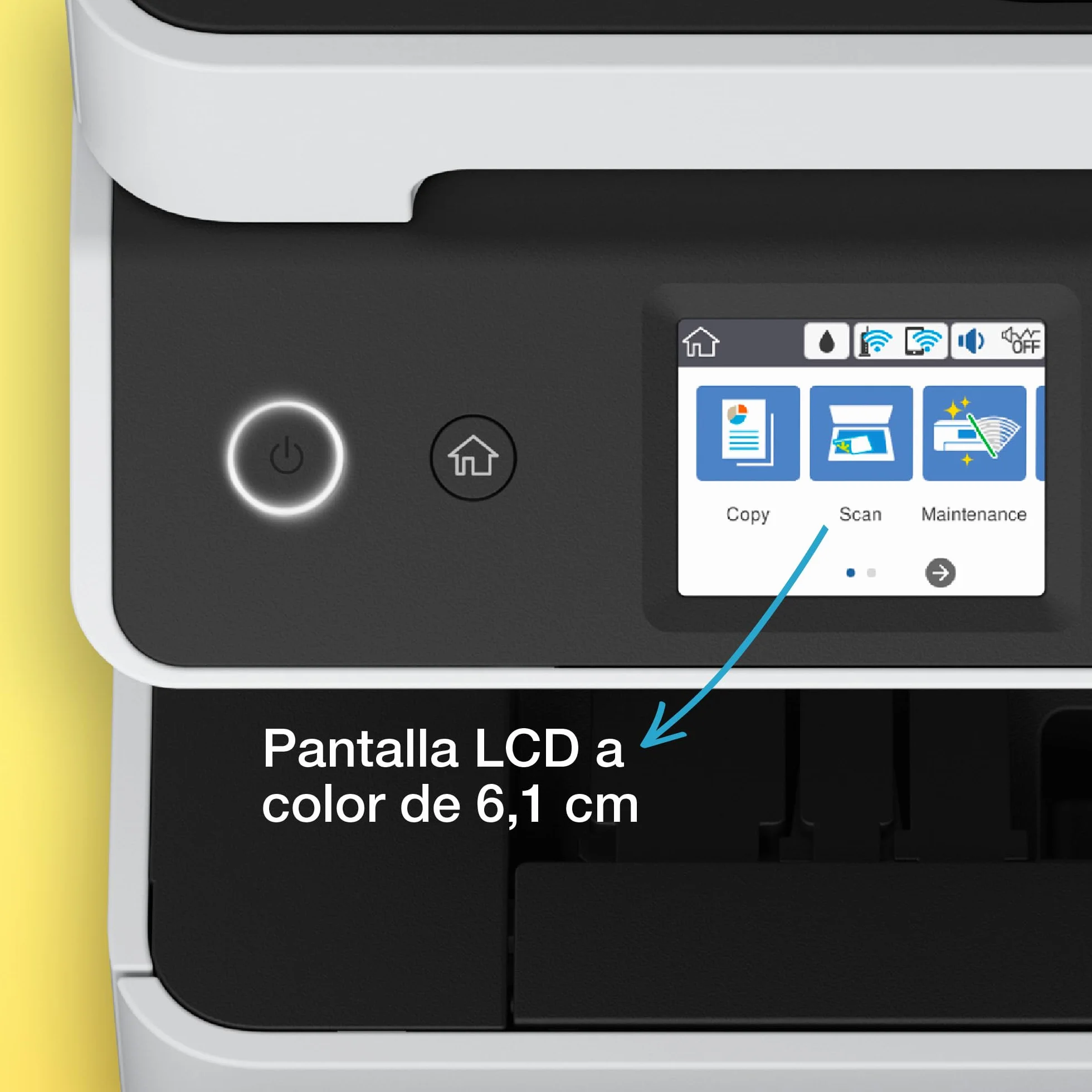 Impresora multifunción EcoTank ET-5150 A4 con depósito de tinta, conexión Wi-Fi