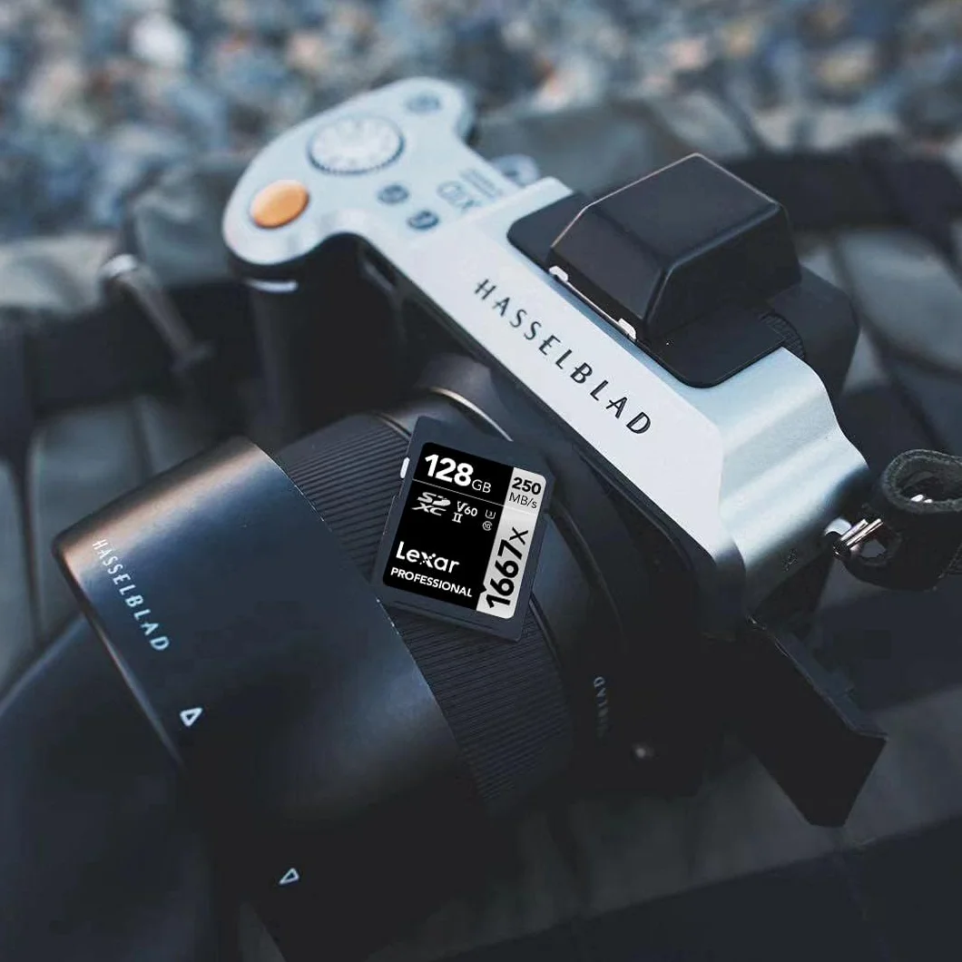 Lexar Professional 1667x Tarjeta de memoria SD 128GB, SDXC UHS-II, Hasta 250 MB/s de Lectura, Clase 10, U3, V60, SD para fotógrafo profesional, camarógrafo, entusiasta (LSD128CB1667)