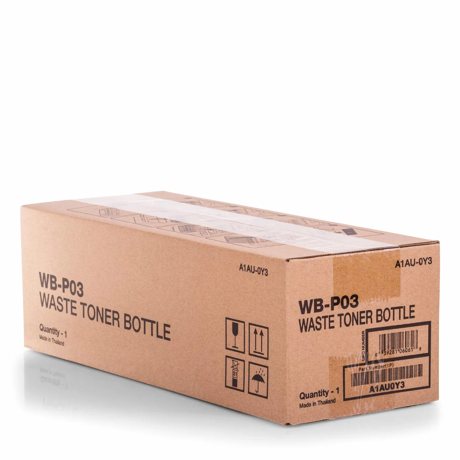 Waste toner box Original Konica Minolta 1x No Color A1AU0Y1 / WB-P03 for Konica-Minolta Bizhub C 25