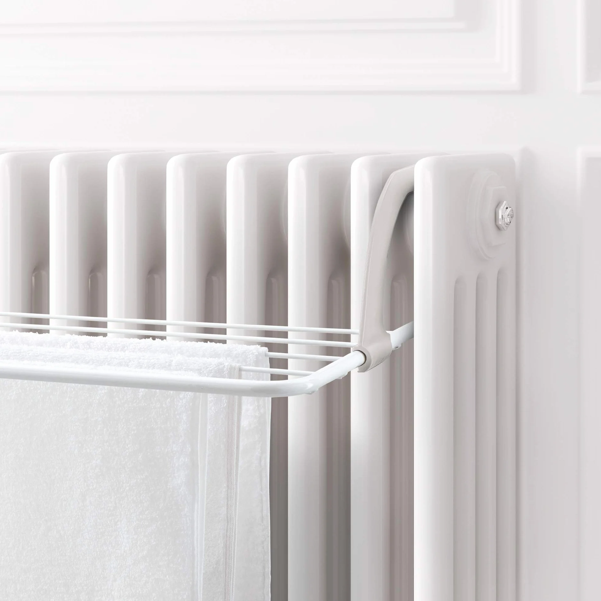 Rayen Tendedero para Balcones 5 m Interior Exterior 81x37.5x15 cm Blanco Gris
