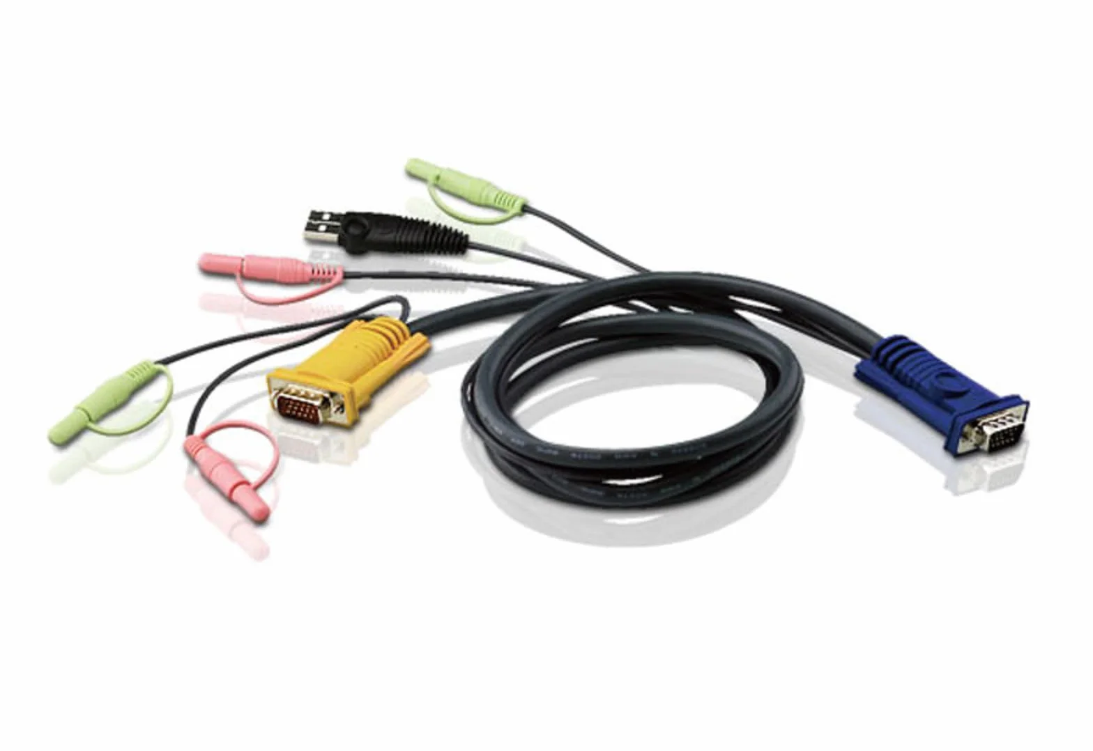 ATEN Cable KVM 2L-5303U (VGA, USB, Audio, 3 m)