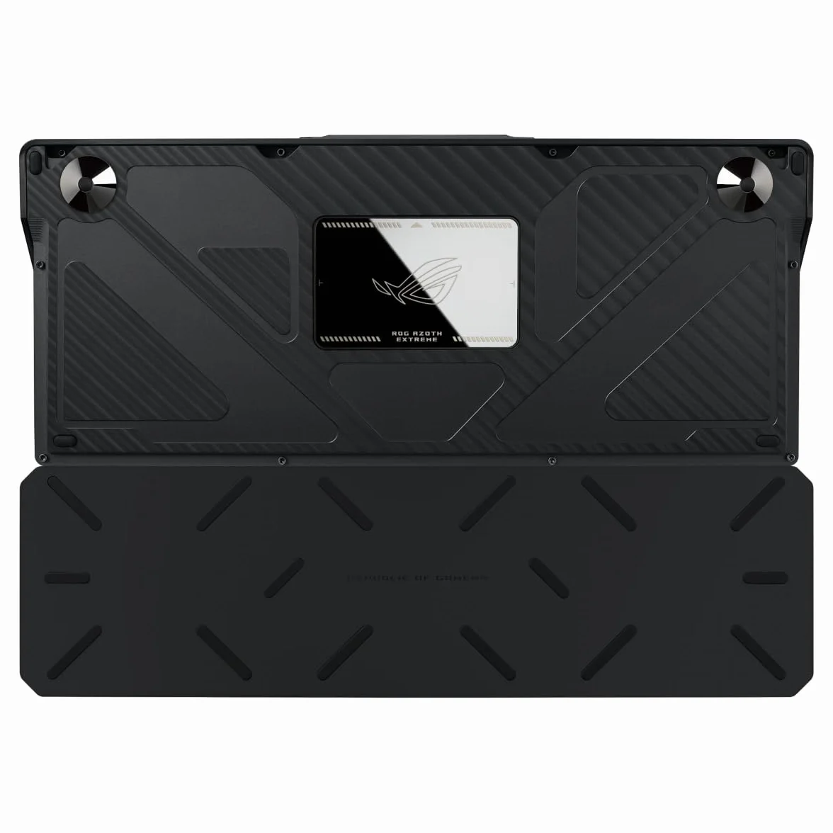 ASUS ROG Azoth Extreme 75% Teclado para Juegos (disposición QWERTZ, interruptores mecánicos ROG NX, Pantalla táctil OLED, Triple botón de Control, inalámbrico a través de Bluetooth, 2.4 GHz RF