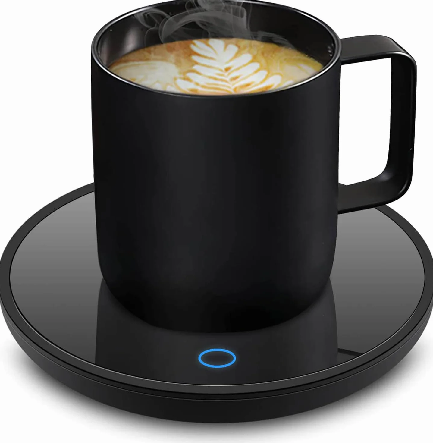 Azyh Calentador inteligente de velas y tazas con apagado automático, calienta de forma segura café, cacao, leche, velas, alimentos, para el hogar, la oficina y regalo