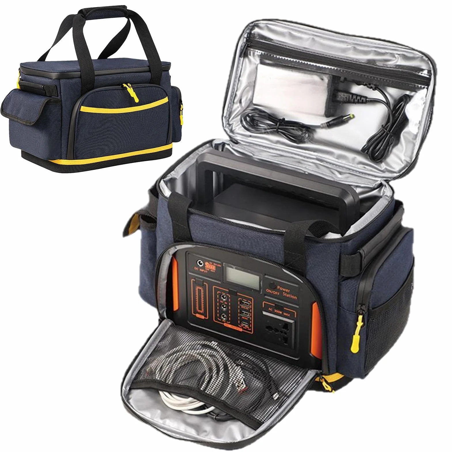 Organizador Viajero Para Cables De Carga Multibolsillo Antiestática Y | Bolsa Con Cremallera Para Cables De Carga Organizador Portátil Viajero De Accesorios Y Cables En Tela Oxford