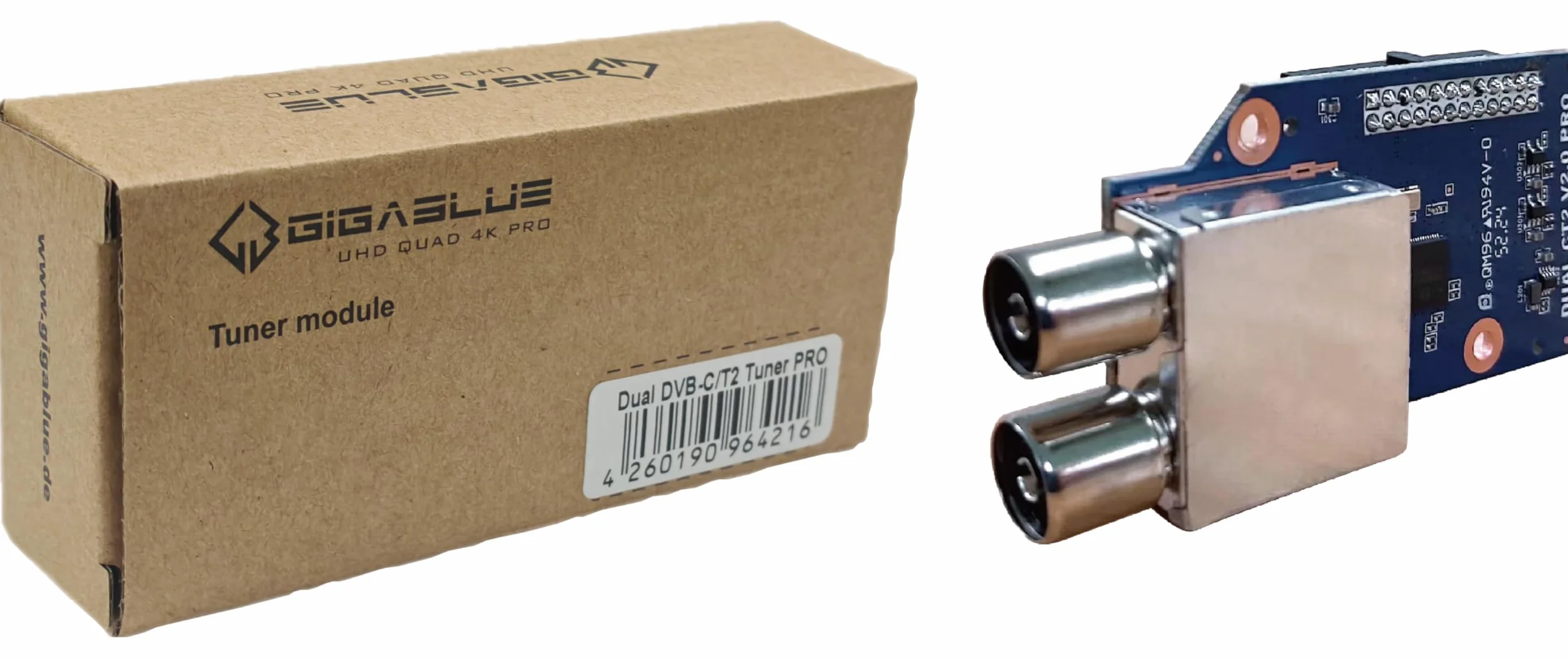 GigaBlue Dual / Twin DVB-C/T2 Tuner PRO