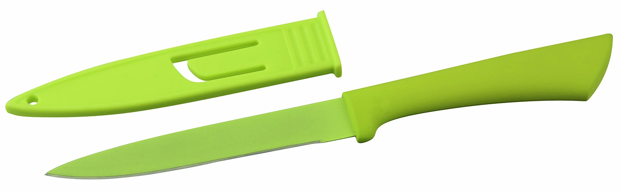 Nirosta Cuchillo Multiuso 12-24cm, Acero Inoxidable, Mango TPR, Verde