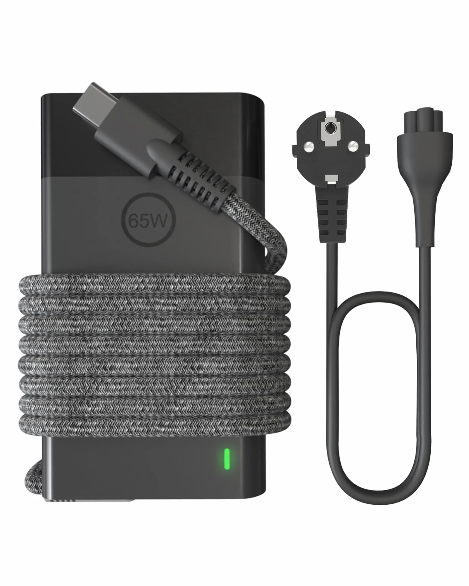 Cargador Portatil Tipo C 65W para HP Spectre/Envy X360 EliteBook | Compatible con ProBook Pavlion Omnibook Zbook Elite x2 Split x2 Chrombook 45 Watt USB C Ordenador Adaptador Carga rápida