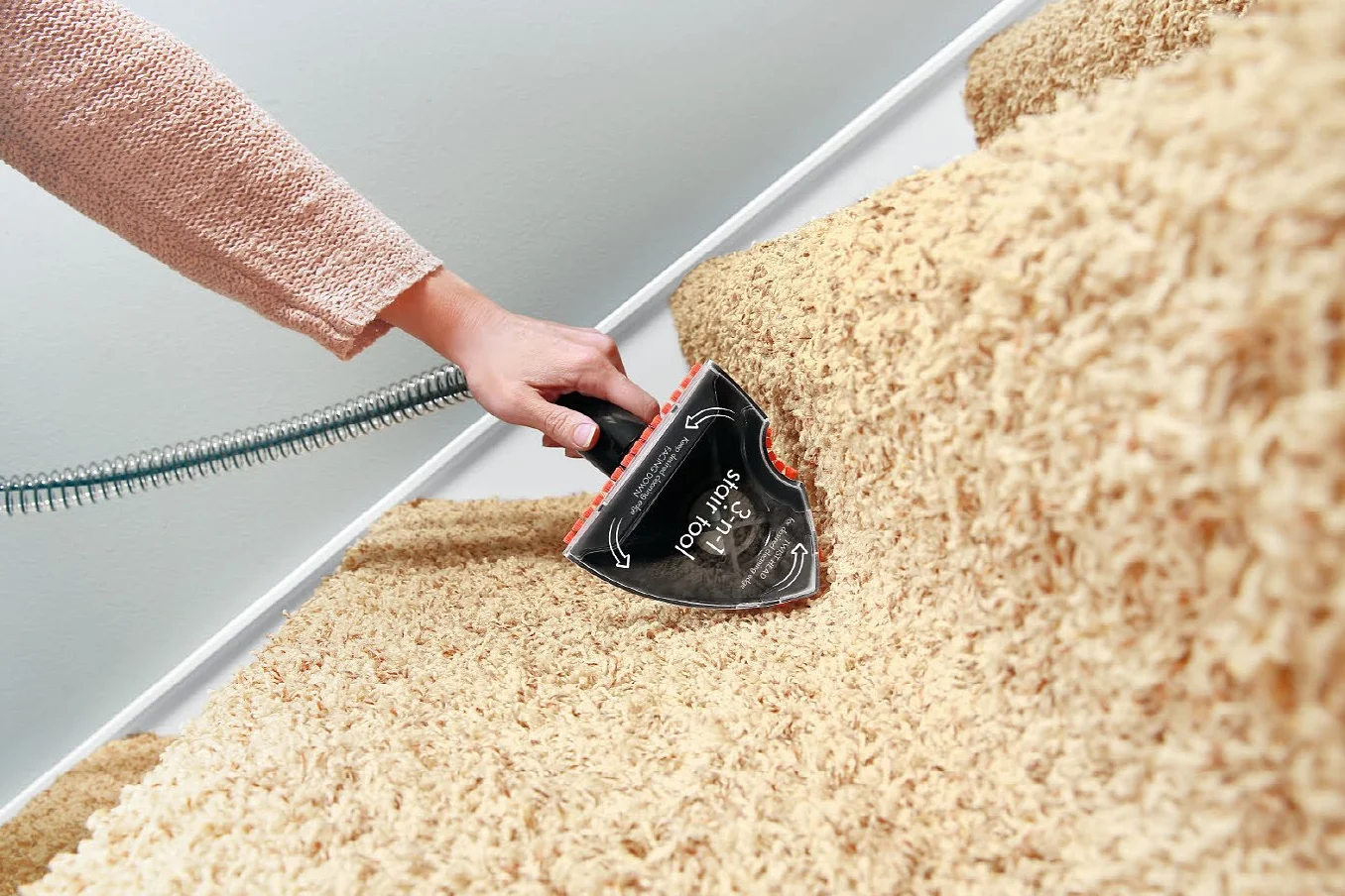 BISSELL Cepillo 3 en 1 para Spotclean y Multiclean, Accesorio de Limpieza 2369