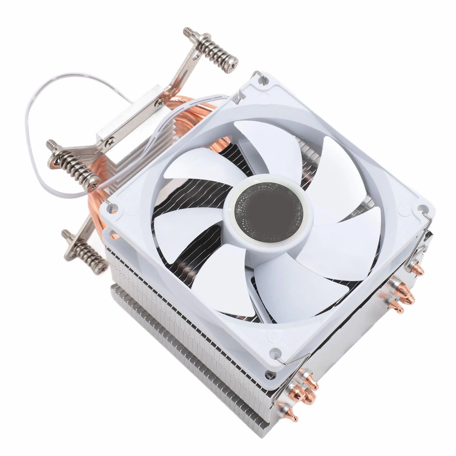 Dioche Enfriador de CPU 2011-3 Ventilador de Refrigeración de CPU de Actualización 2024 de 3,54 Pulgadas con 4 Tubos de Calor, Enfriador de Aire de con Rodamiento Hidráulico para Placas Base 2011: