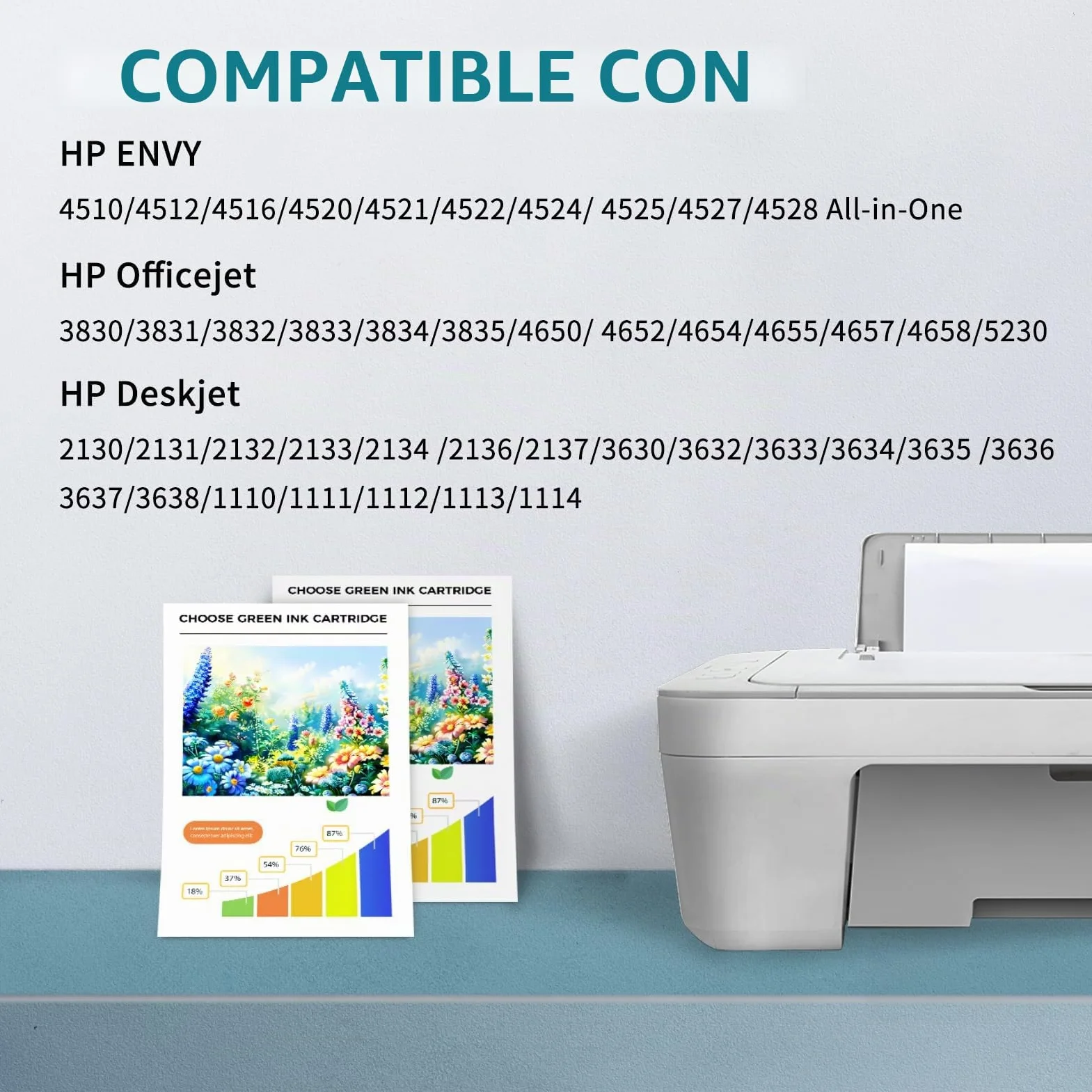 ZIPRINT 302XL 302 XL Cartuchos Remanufacturado para Tinta HP 302, Negro y Tricolor, Compatible con HP Envy 4525 4520 DeskJet 3630 3636 2130 3639 Officejet 3830 3831（2-Pack）
