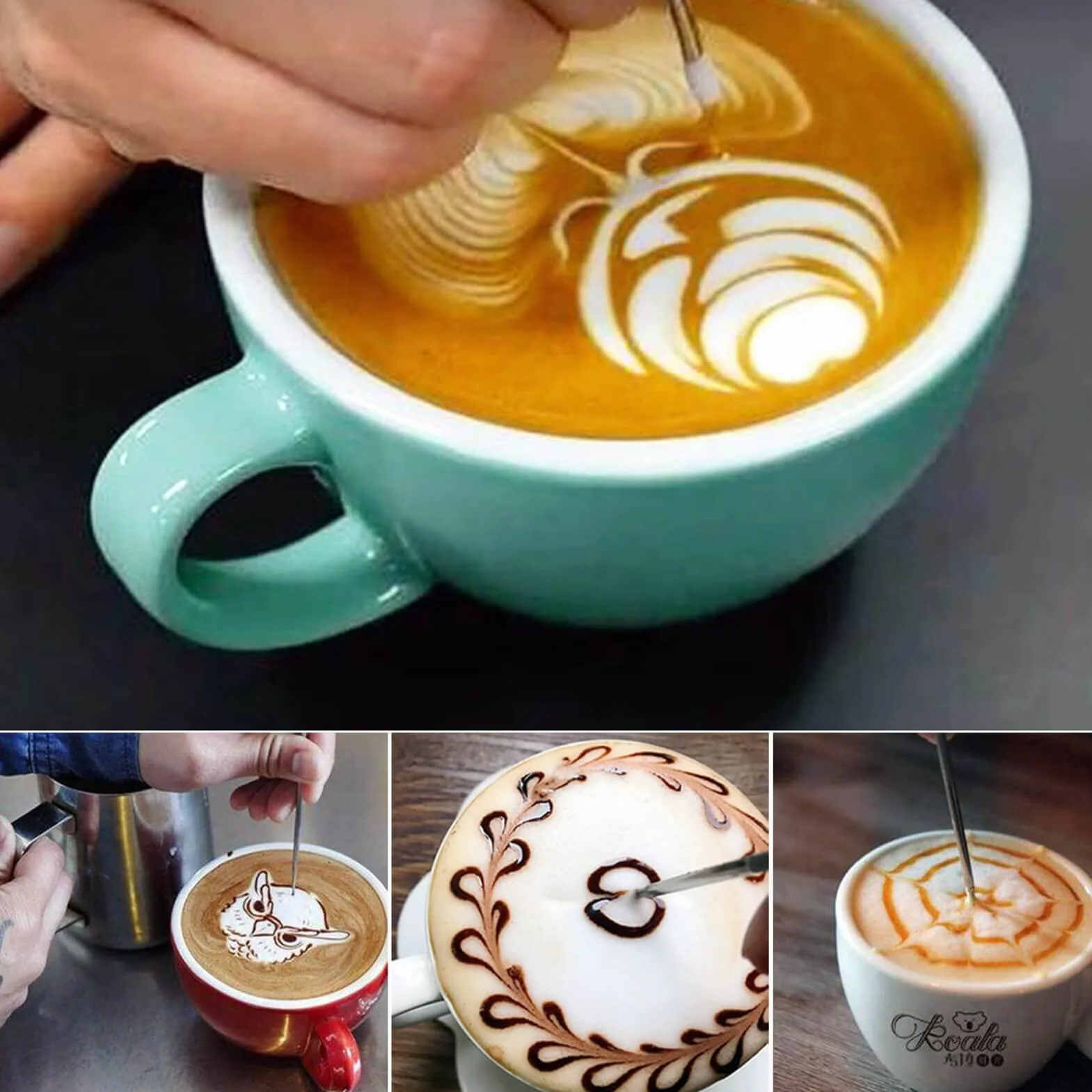 Jarra de espuma de leche para café, acero inoxidable, 350 ml, accesorio para máquina de espresso