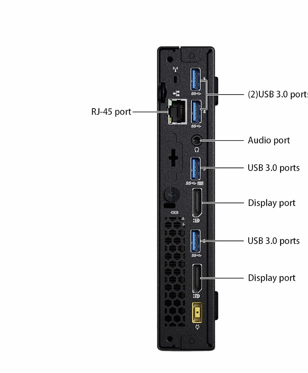 Lenovo ThinkCentre M900 - Mini ordenador de escritorio con pantalla de 24", Intel Core i5-6500, 8 GB de RAM, SSD 256 GB, WiFi, Bluetooth, teclado QWERTY americano, Windows 11 Pro (reacondicionado)