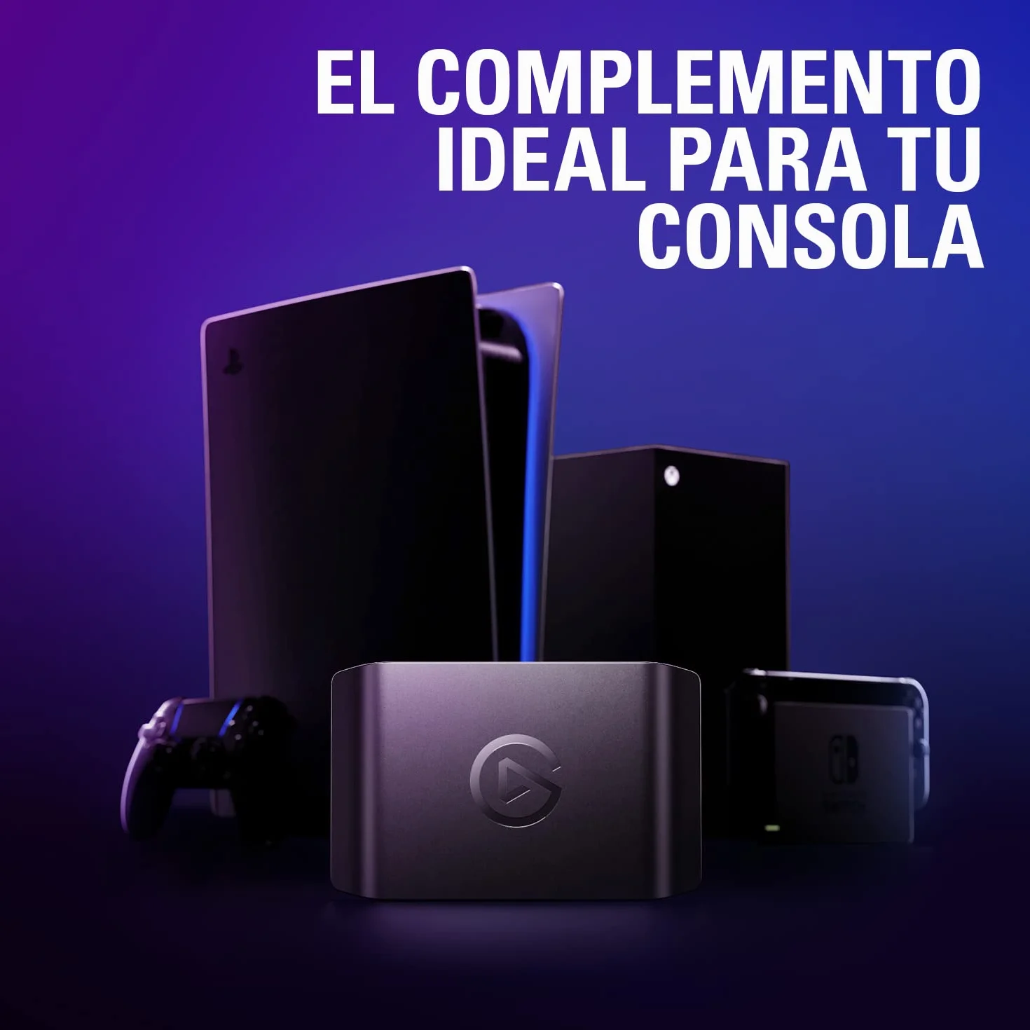 Elgato HD60 X - Haz streaming y graba a 1080p60 HDR10 o 4K30 con latencia ultrabaja en PS5|Pro, PS4|Pro, Xbox Series X|S, Xbox One X|S, Nintendo Switch 2, en OBS y otros, funciona con PC y Mac