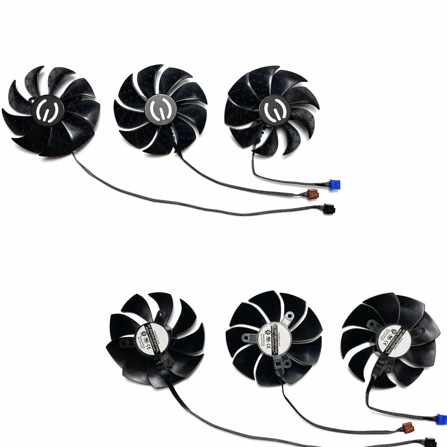 Ventilador de refrigeración de tarjeta gráfica PLD09220S12H de 87 mm de repuesto para EVGA GeForce RTX 3070 3080 TI 3090 FTW3 Ultra Gaming Cooler Fan