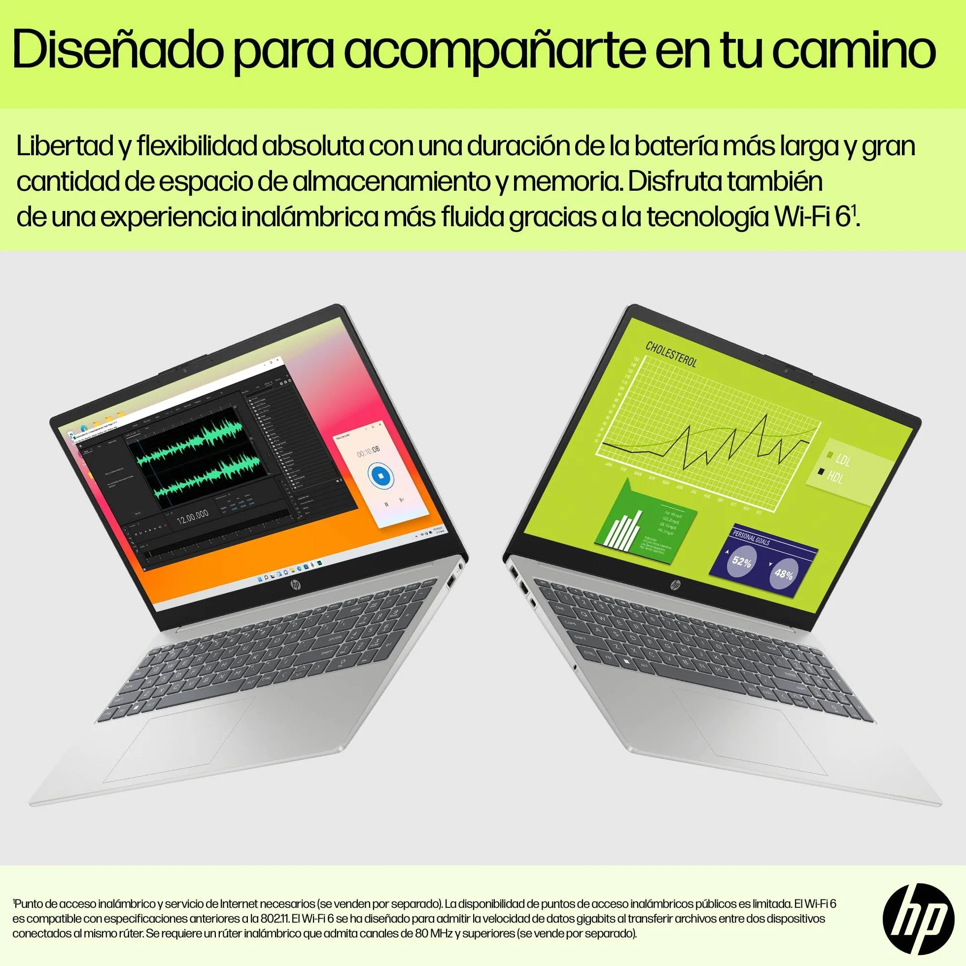 HP 15-fd0261ns - Ordenador portátil de 15.6" FHD (Intel N100, 4GB RAM, 128GB UFS, Intel UHD, Windows 11) Plata - Teclado QWERTY Español - Incluye Microsoft 365 Personal 12 Meses