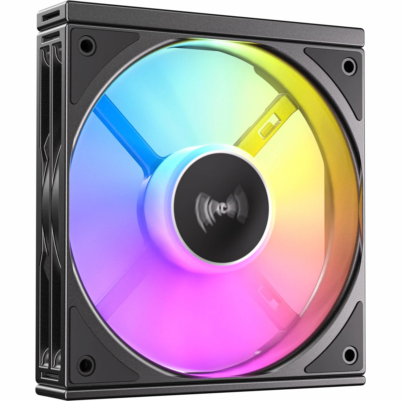 Antec Connect 120 ARGB 3-Pack 120mm PWM Fans with Daisy Chain Design and Vibration-Absorbing Pads
