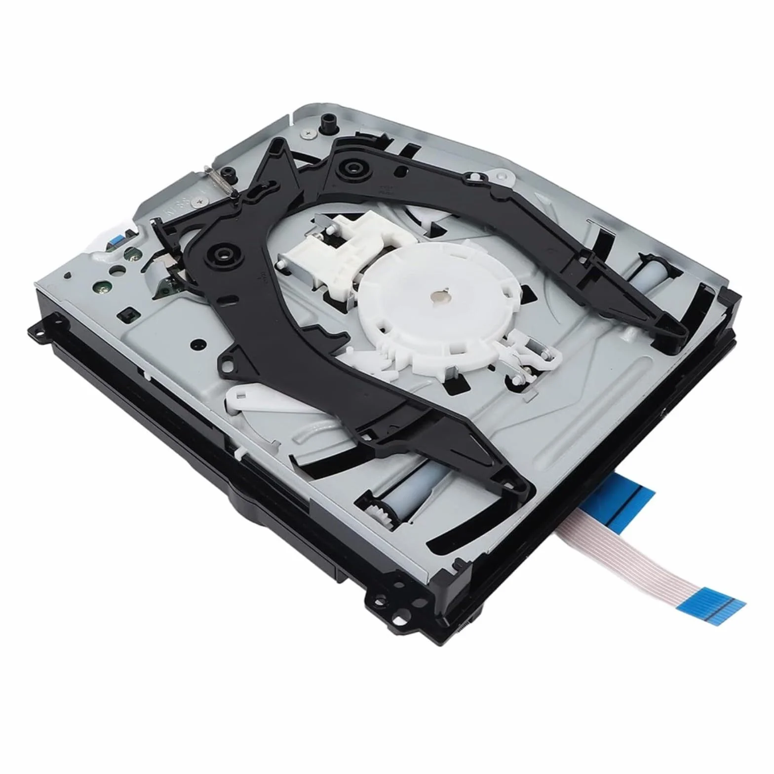 1 unidad de disco óptico, para PS4 Pro CUH-7015A CUH-7015B CUH-7000 Unidad de lector interno de CD y DVD de repuesto de metal y ABS, acabado plateado, negro y blanco, para consola