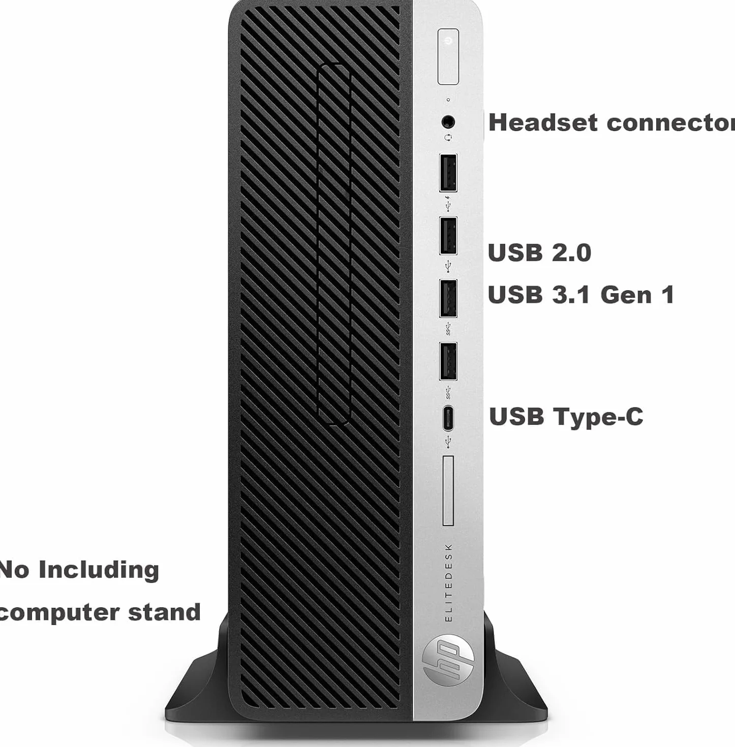 HP EliteDesk 705 G4 SFF, ordenador de sobremesa, AMD Ryzen 5 Pro 2400, 8 GB de RAM, SSD de 256 GB, WiFi, Bluetooth, teclado QWERTY de EE. UU., Windows 11 Pro (reacondicionado)