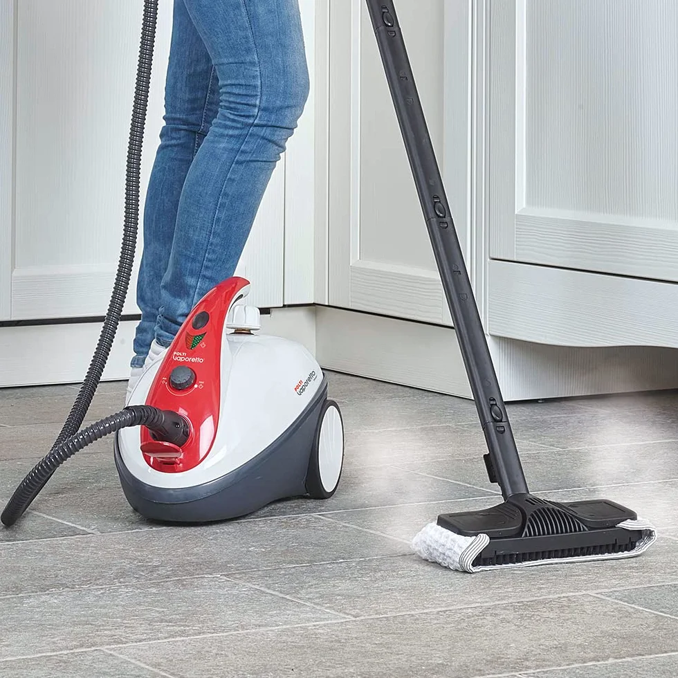 Polti Vaporetto Smart 30_R Limpiador a Vapor 3 Bar 85 g/min 12 Accesorios Depósito 1,6 L Blanco/Rojo