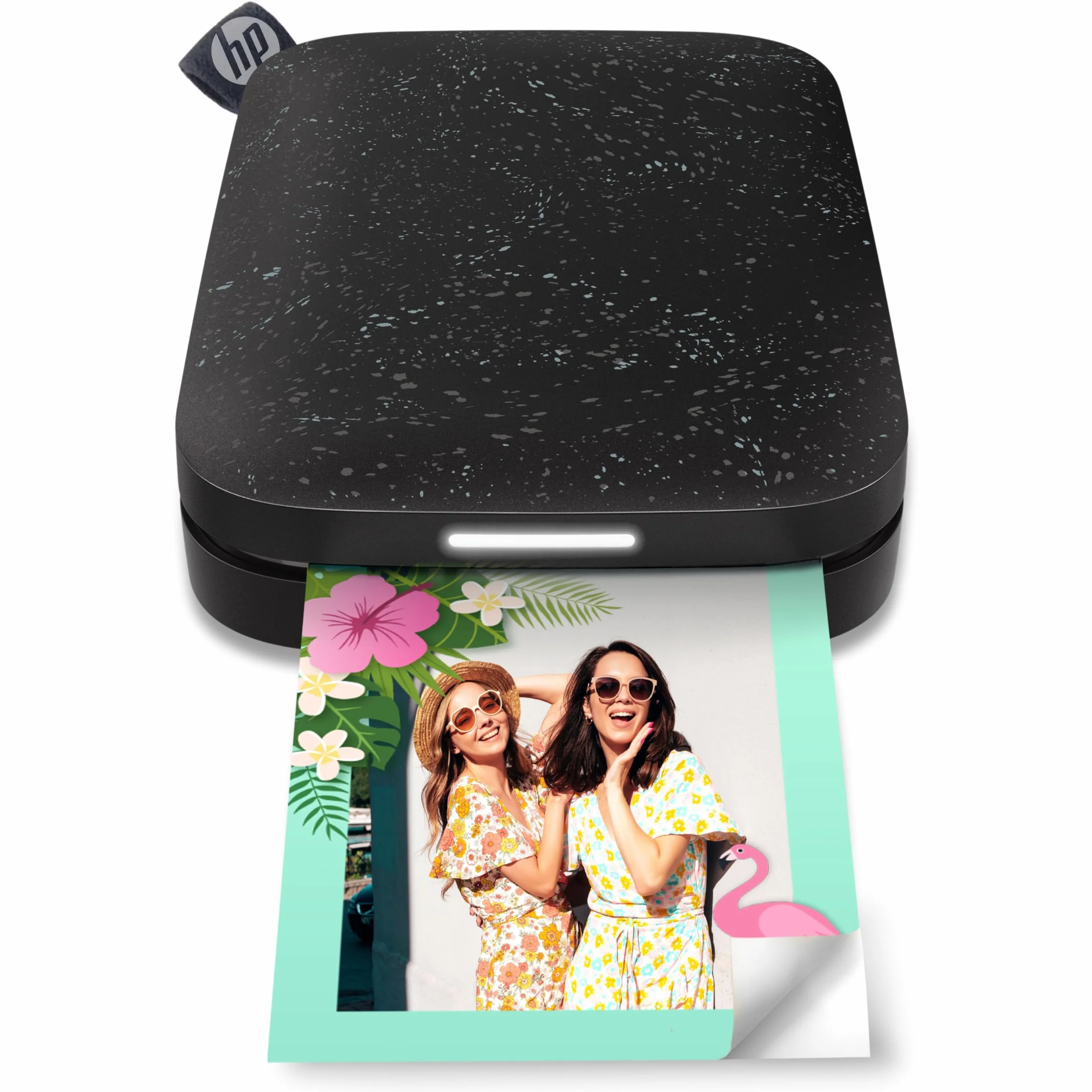 HP Sprocket 2x3 (5,1 x 7,5 cm) Impresora fotográfica instantánea para Smartphones, Impresora móvil portátil a Color e inalámbrica, Fotos Zink con Reverso Adhesivo,Color Negro.