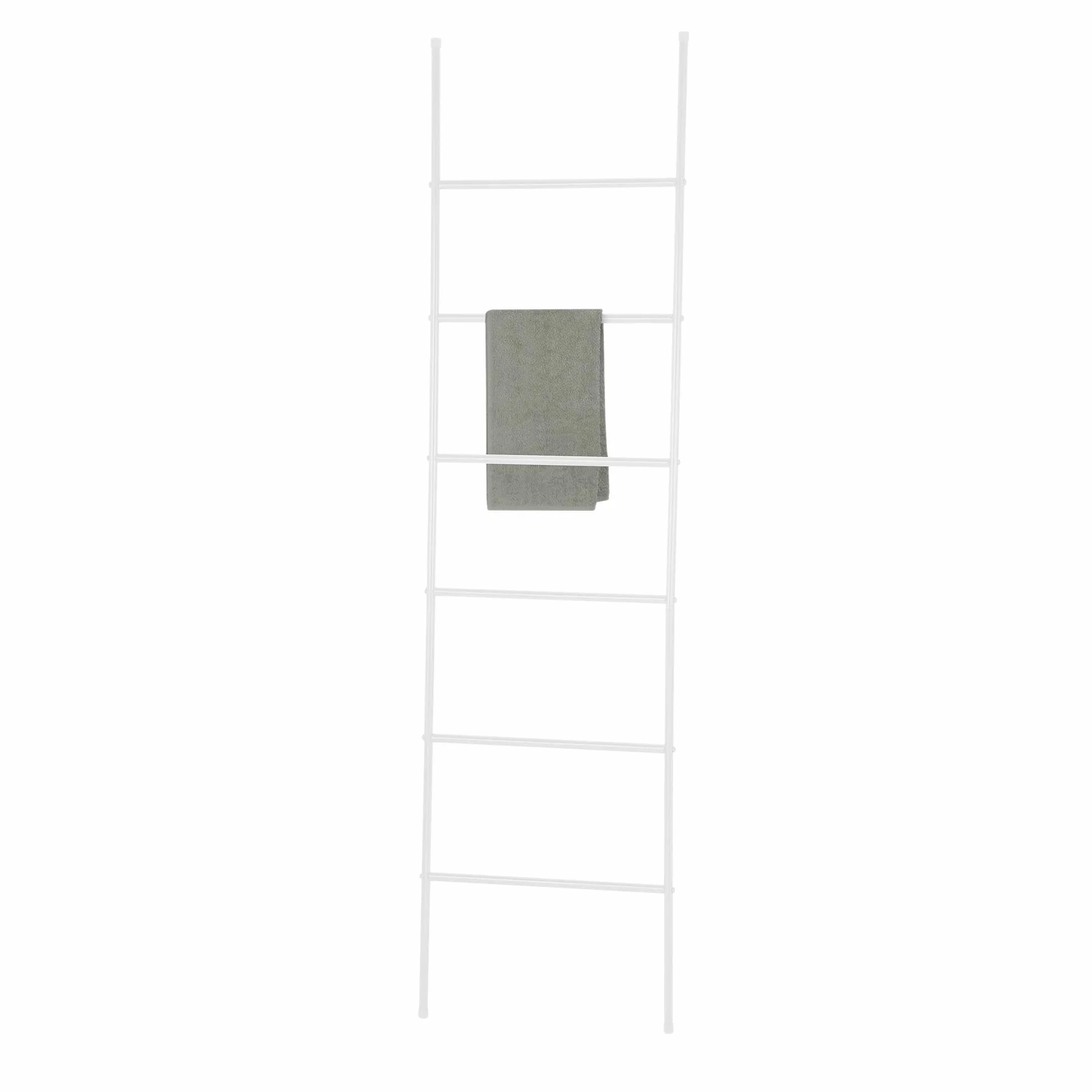 Toallero Escalera 6 Niveles Acero Blanco