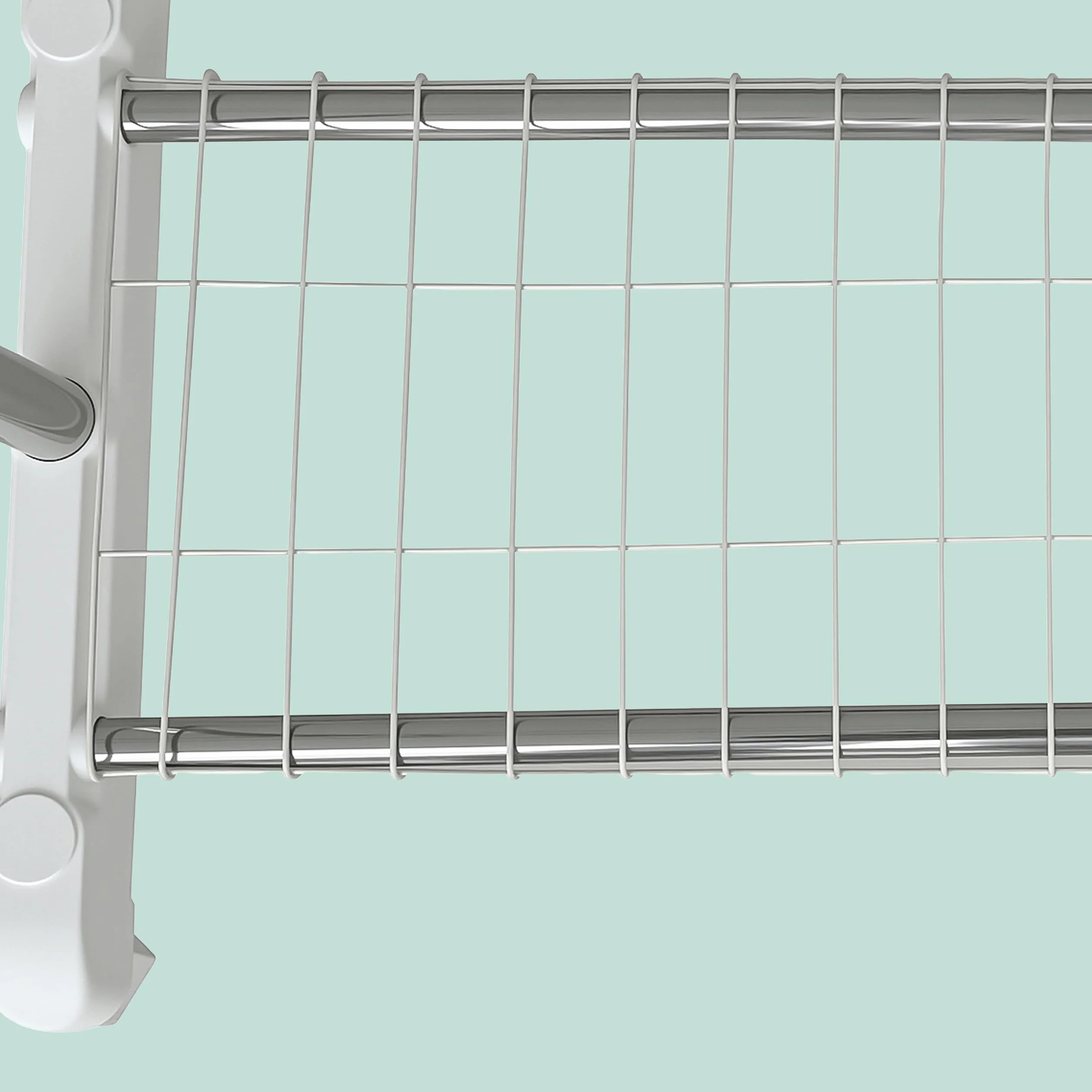 Perchero móvil Relaxdays con Estante, Altura Ajustable 97-165 cm, Anchura 92-160 cm, Plata/Blanco
