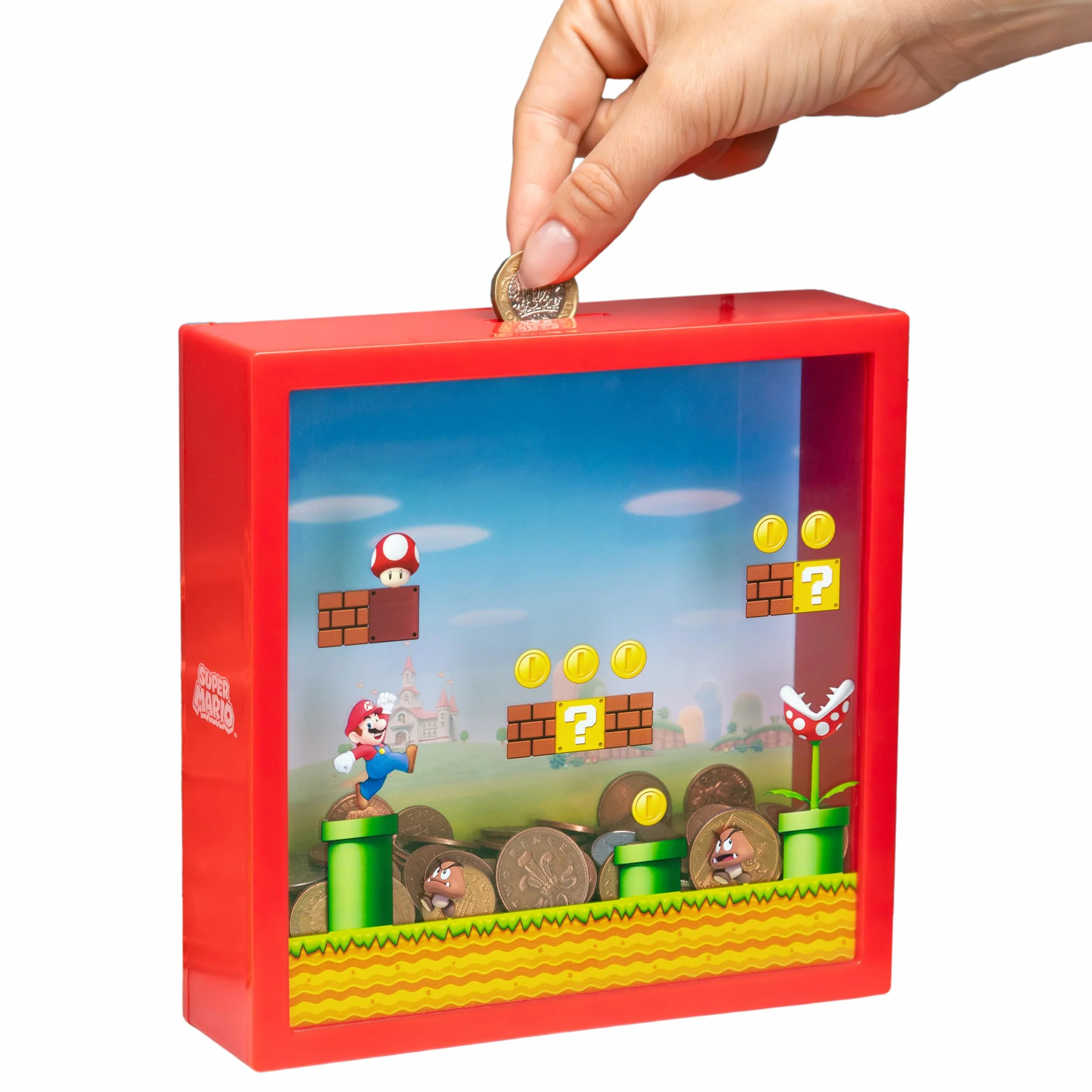 Hucha Super Mario Nintendo Oficial 18cm 7" Regalo Mario Bros